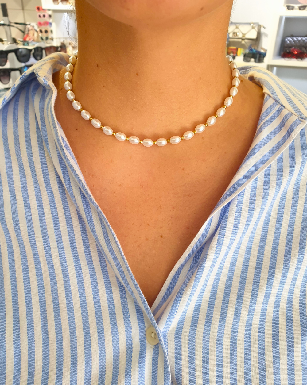 Modna verižica PEARL BLISS