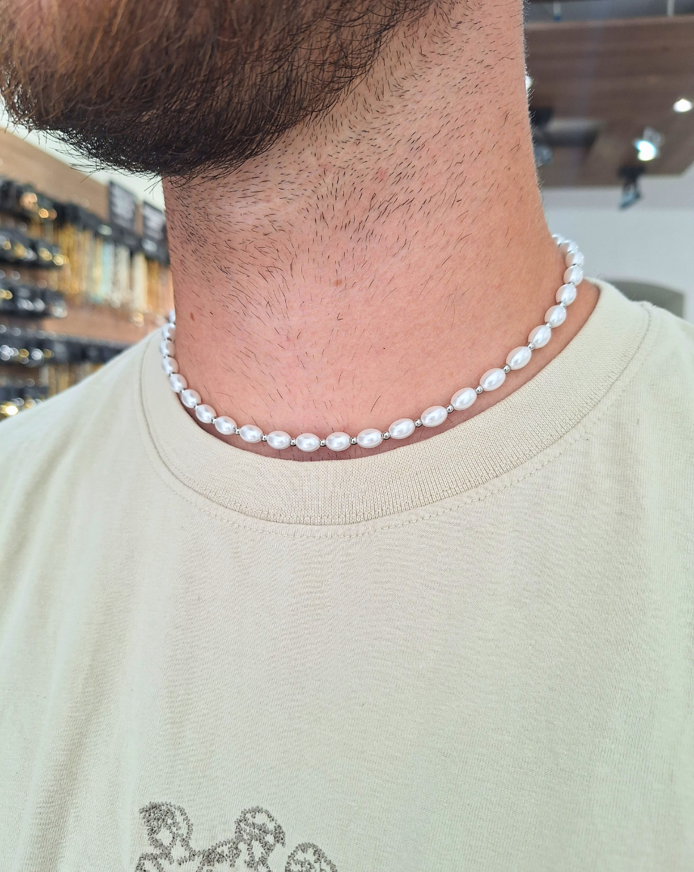 Halskette Männlich PEARLS