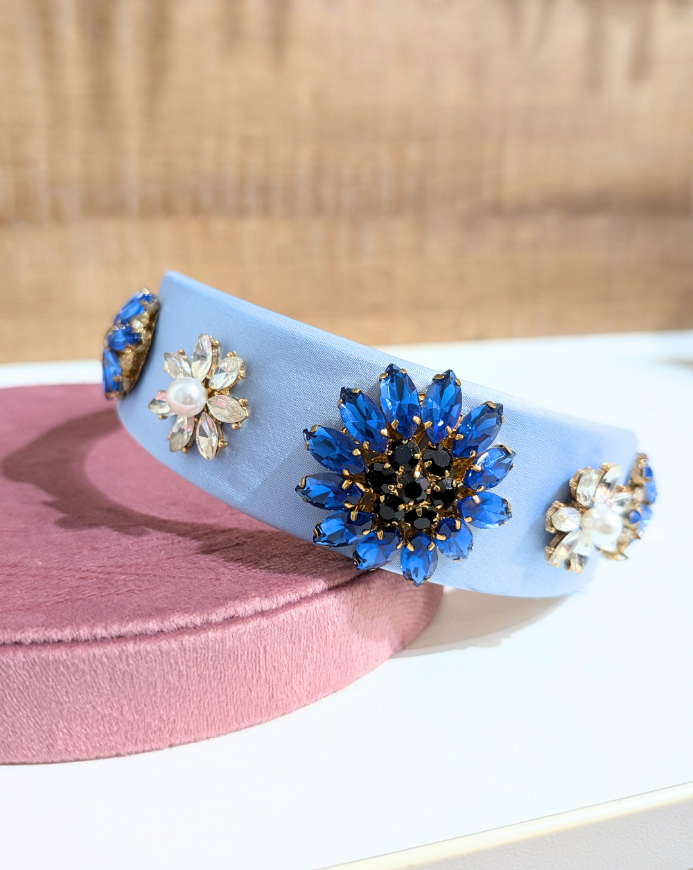 Headband FLOWER rich crystal flowers – Trgovina Patrizia