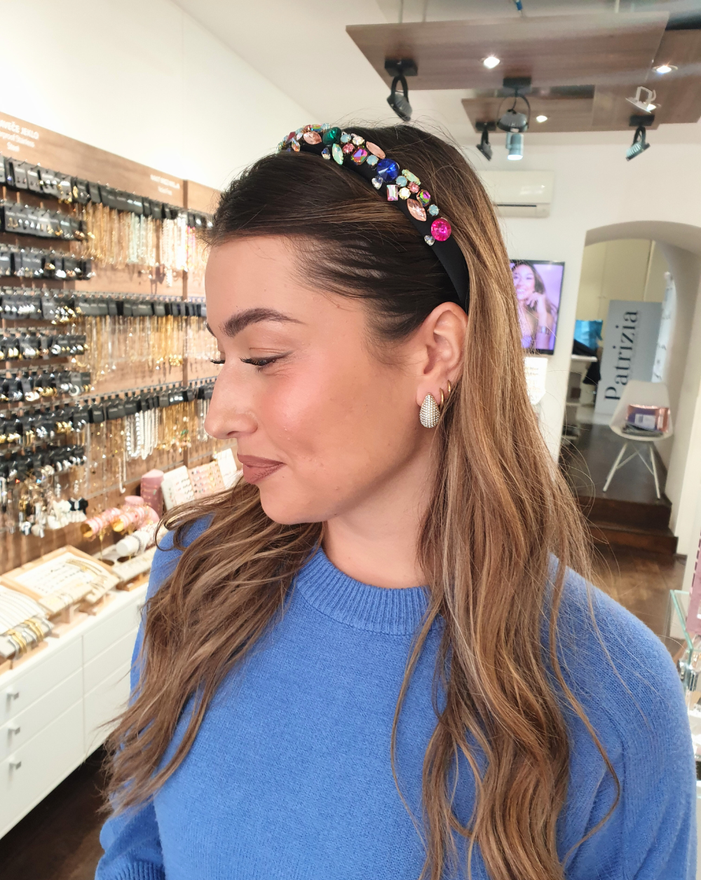Obroč za lase CRYSTAL MUSE