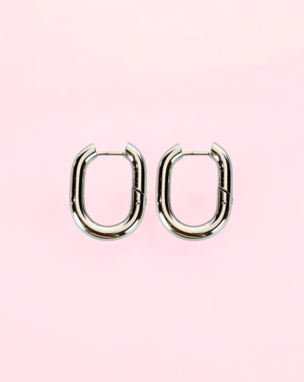 Okrogli uhani OVAL HOOP
