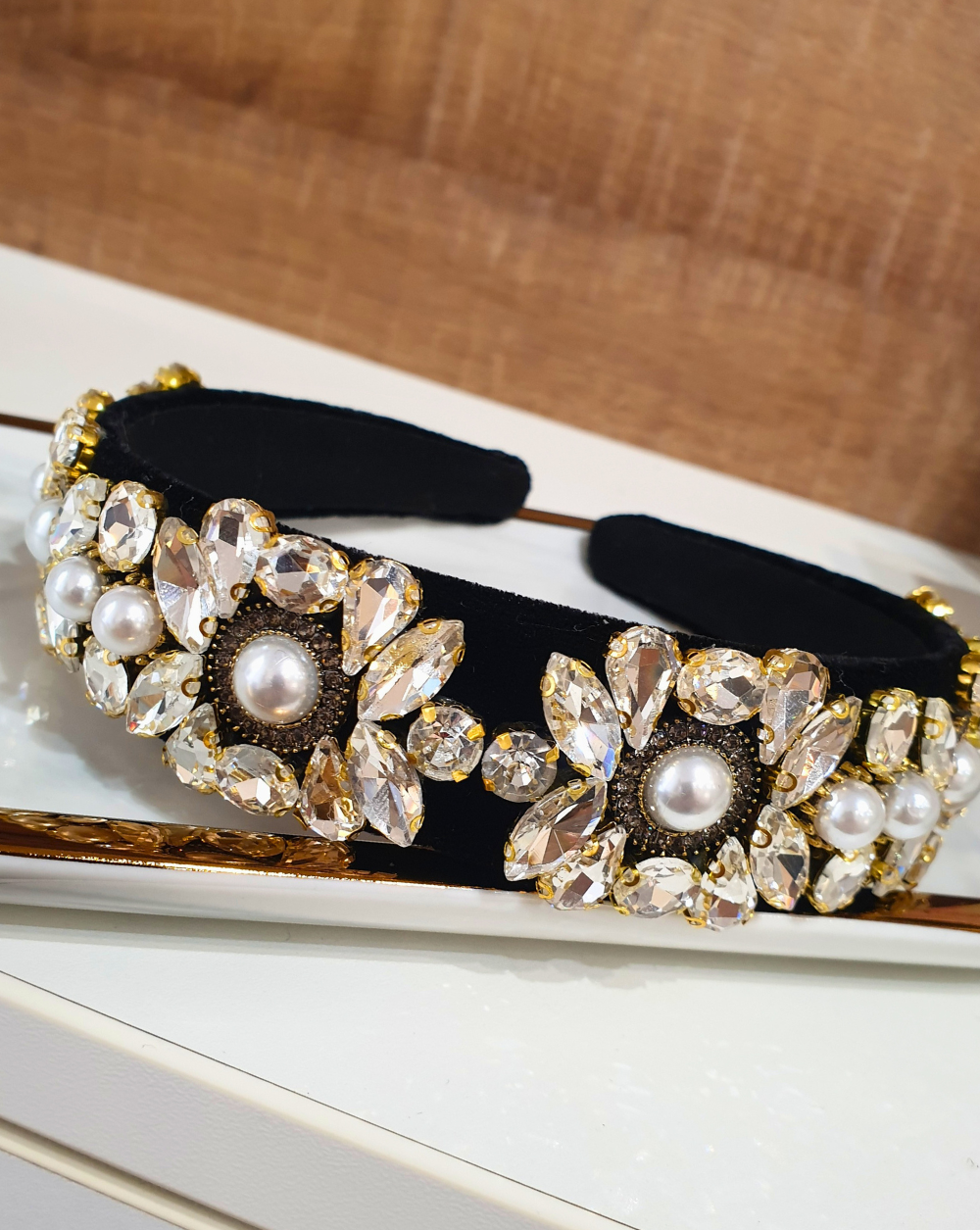 Haarreif PEARL PARADIES | Black