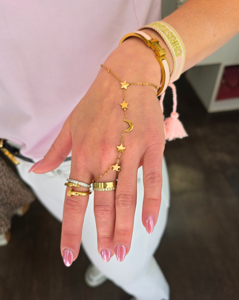 Armband + Ring in einem STARNIGHT