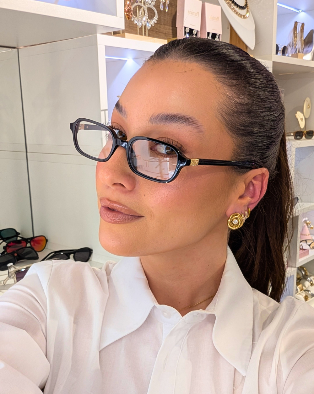 Blue light glasses a slim rectangular frame for protection against blue light – trgovina Patrizia , a modern and elegant accessory
