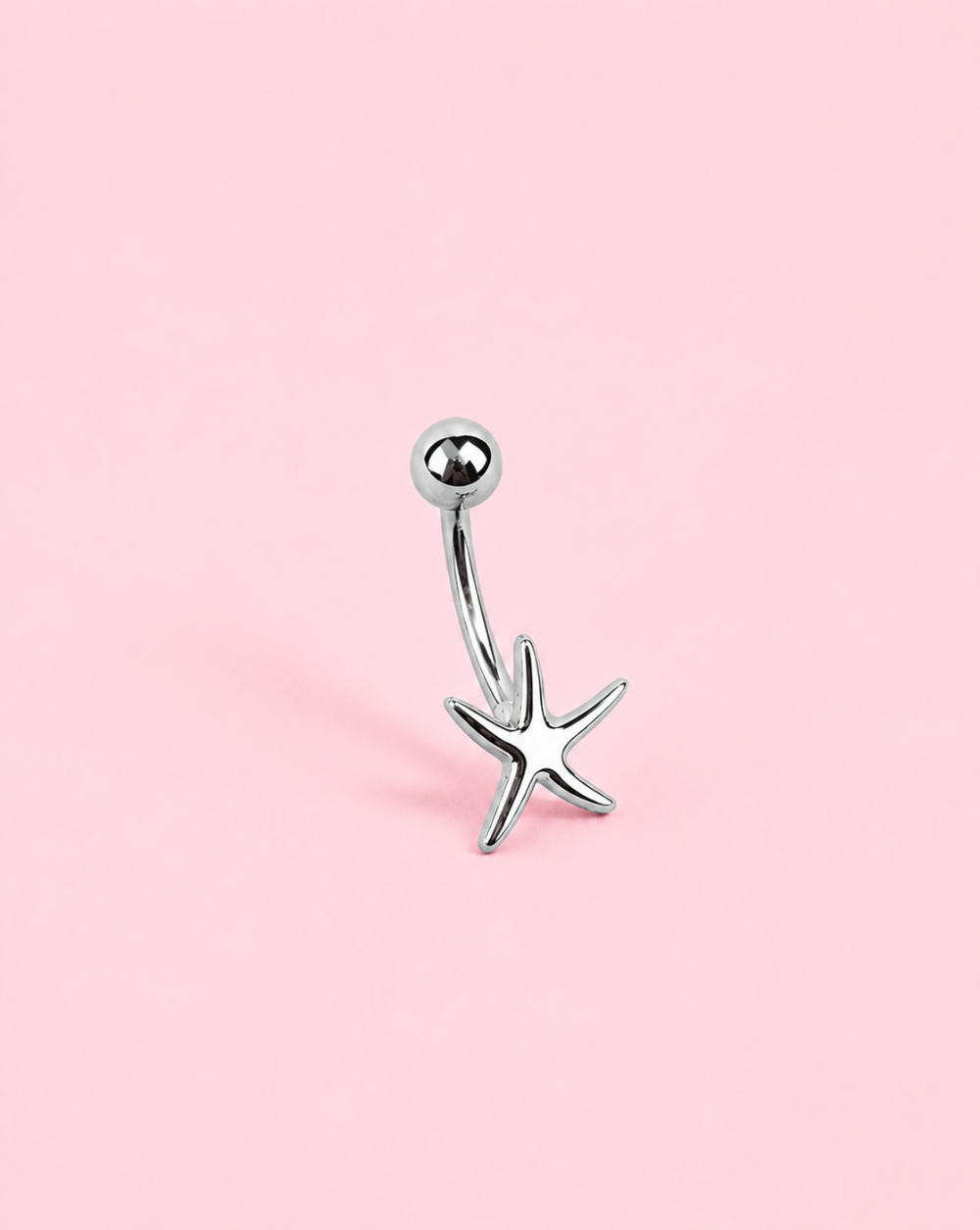 Bauchnabelpiercing STARFISH – ein Bauchnabelpiercing mit Seestern-Motiv und elegantem Design für einen auffälligen und trendigen Look. Trgovina Patrizia