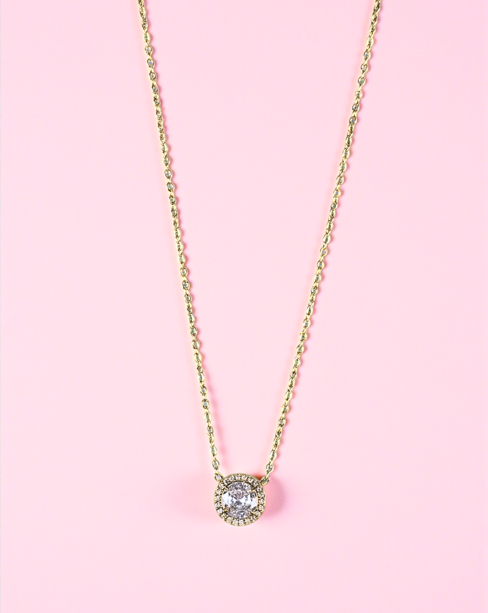 Verižica OPHELIA s cirkonom iz nerjavečega jekla, eleganten ženski nakit – Trgovina Patrizia Ljubljana