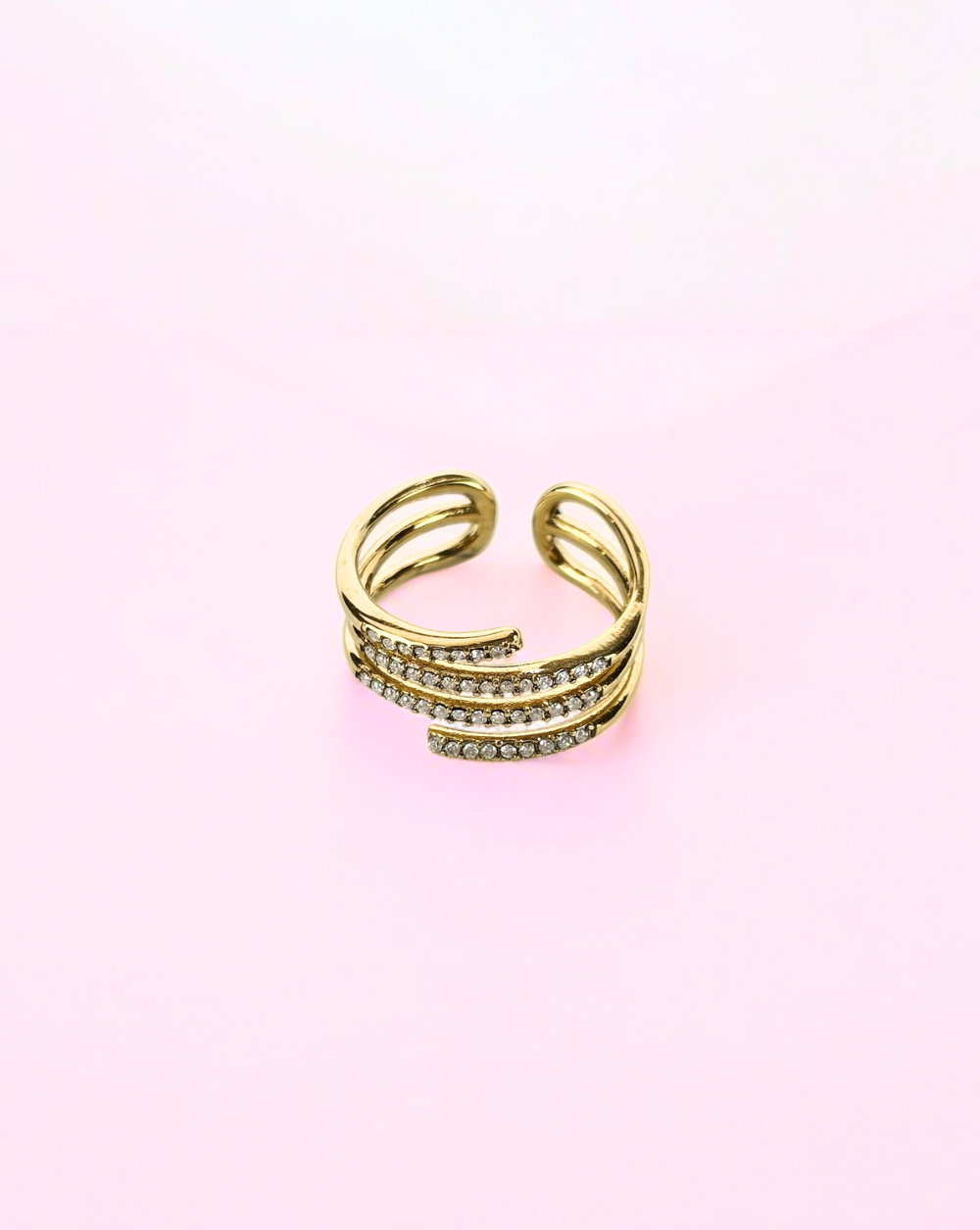 Ring Minimalistischer TRIPLE LOOP