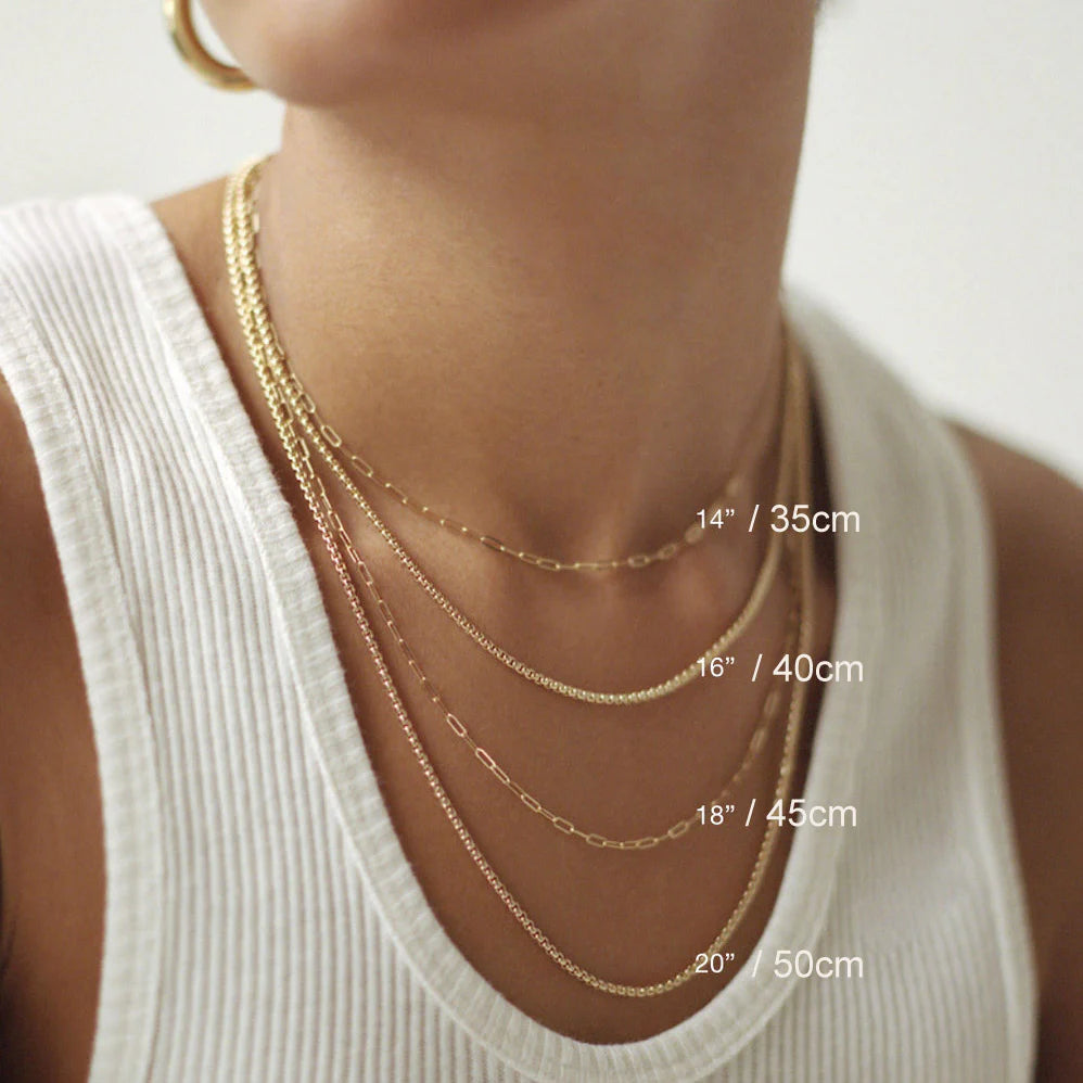 Modisch Halskette CHUNKY DROP