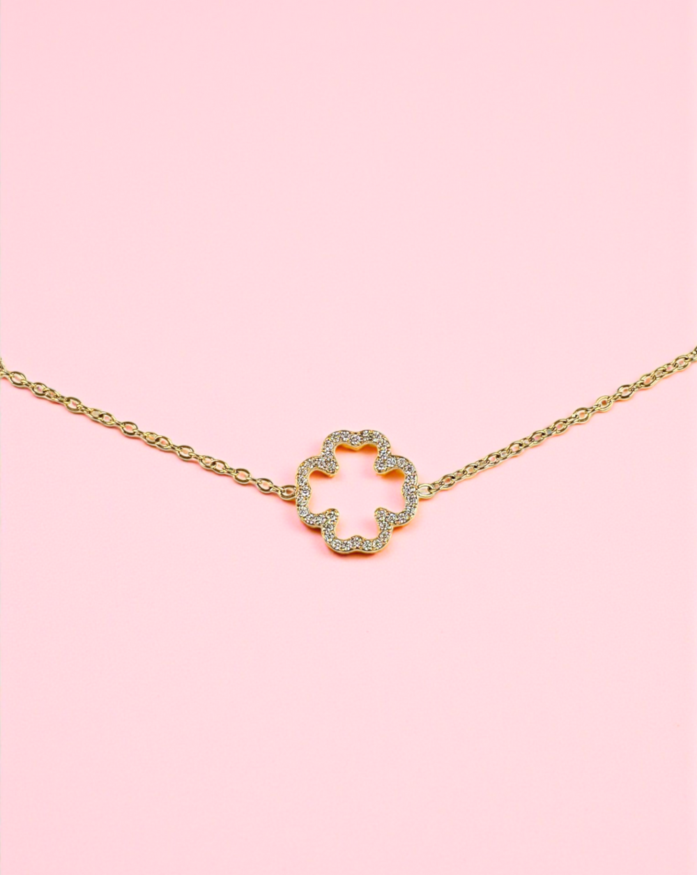 Armband CLOVER mit Kleeblatt und Zirkonia – Trgovina Patrizia