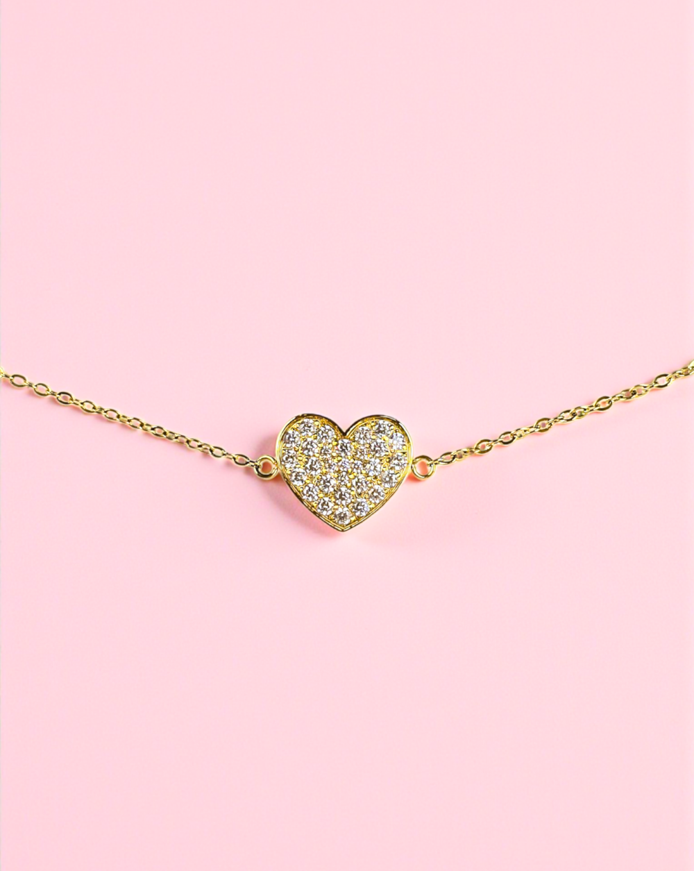 HEART stainless steel Bracelet with a glowing heart motif – Trgovina Patrizia