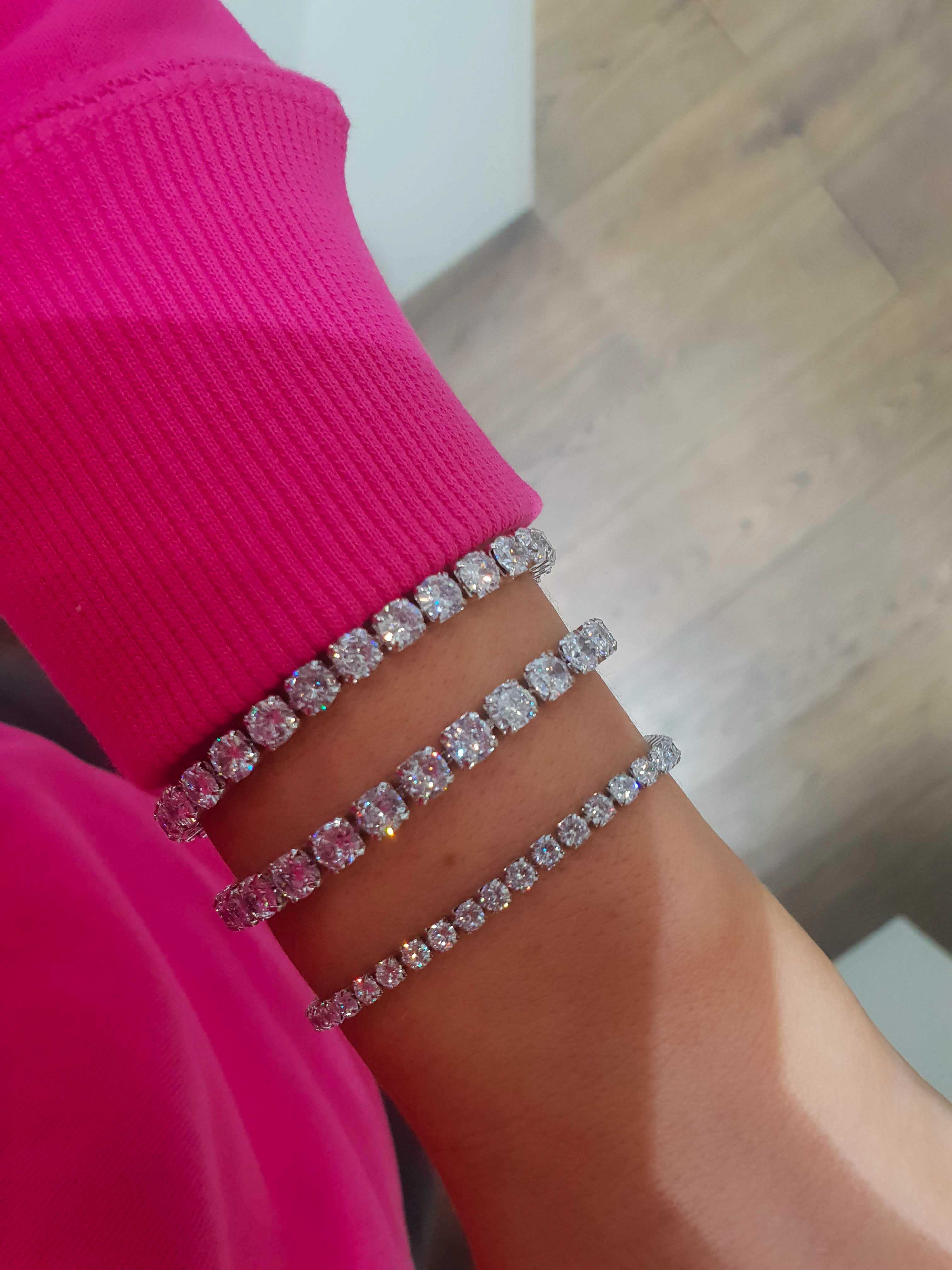 Armband mit Strasssteinen TENNIS 5mm - Patrizia