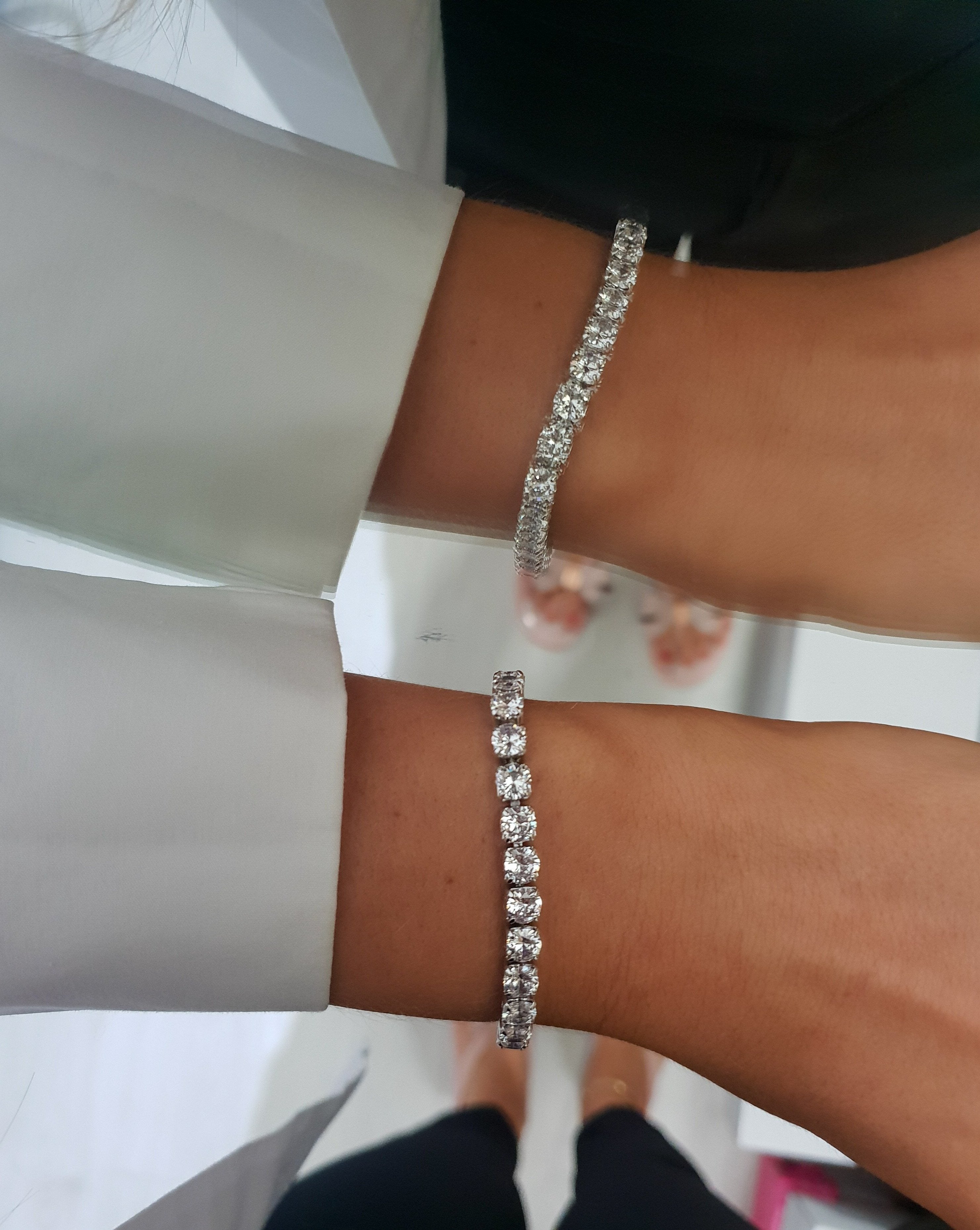 Armband mit Strasssteinen TENNIS 5mm - Patrizia