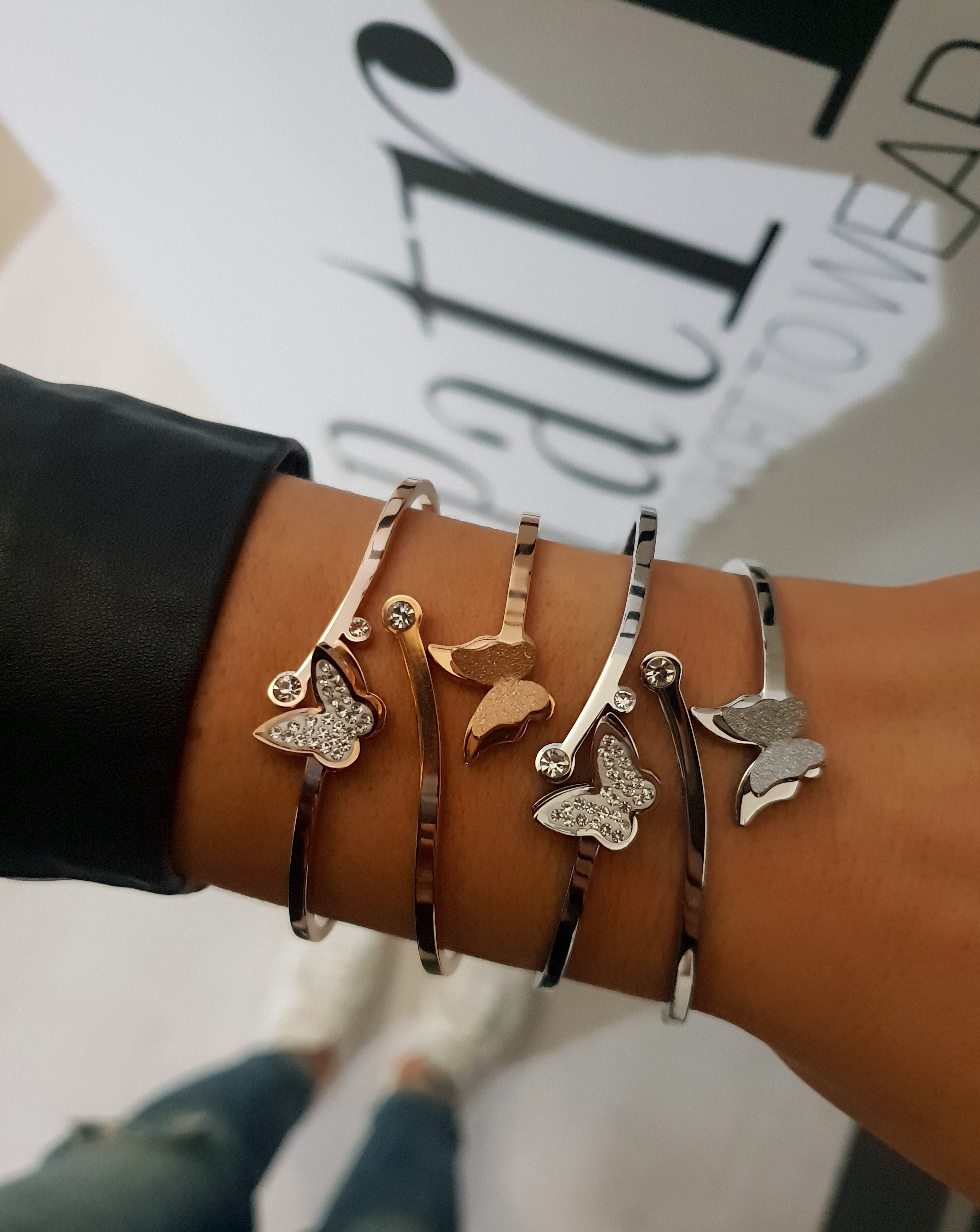 Armband BUTTERFLY | Kristalle