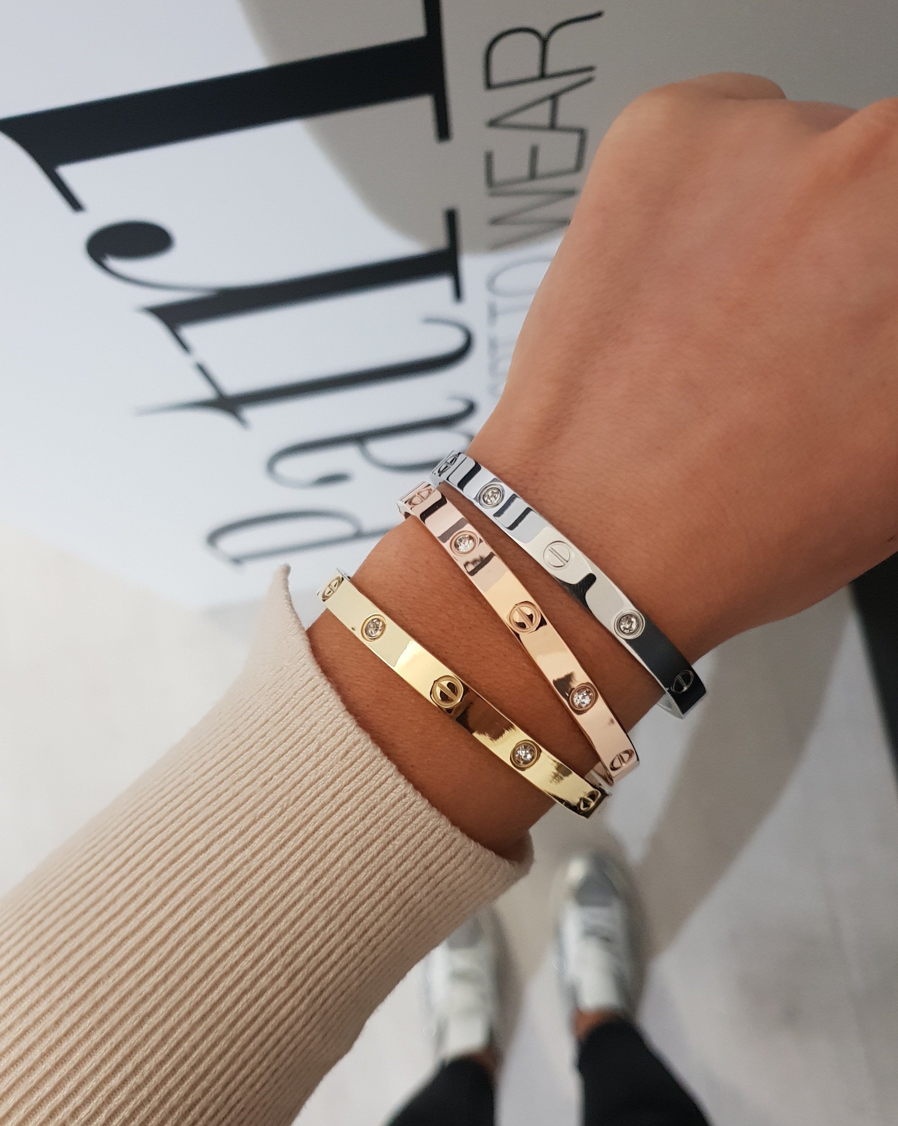 Armband LOVE | Breite Zeichen/Umstände