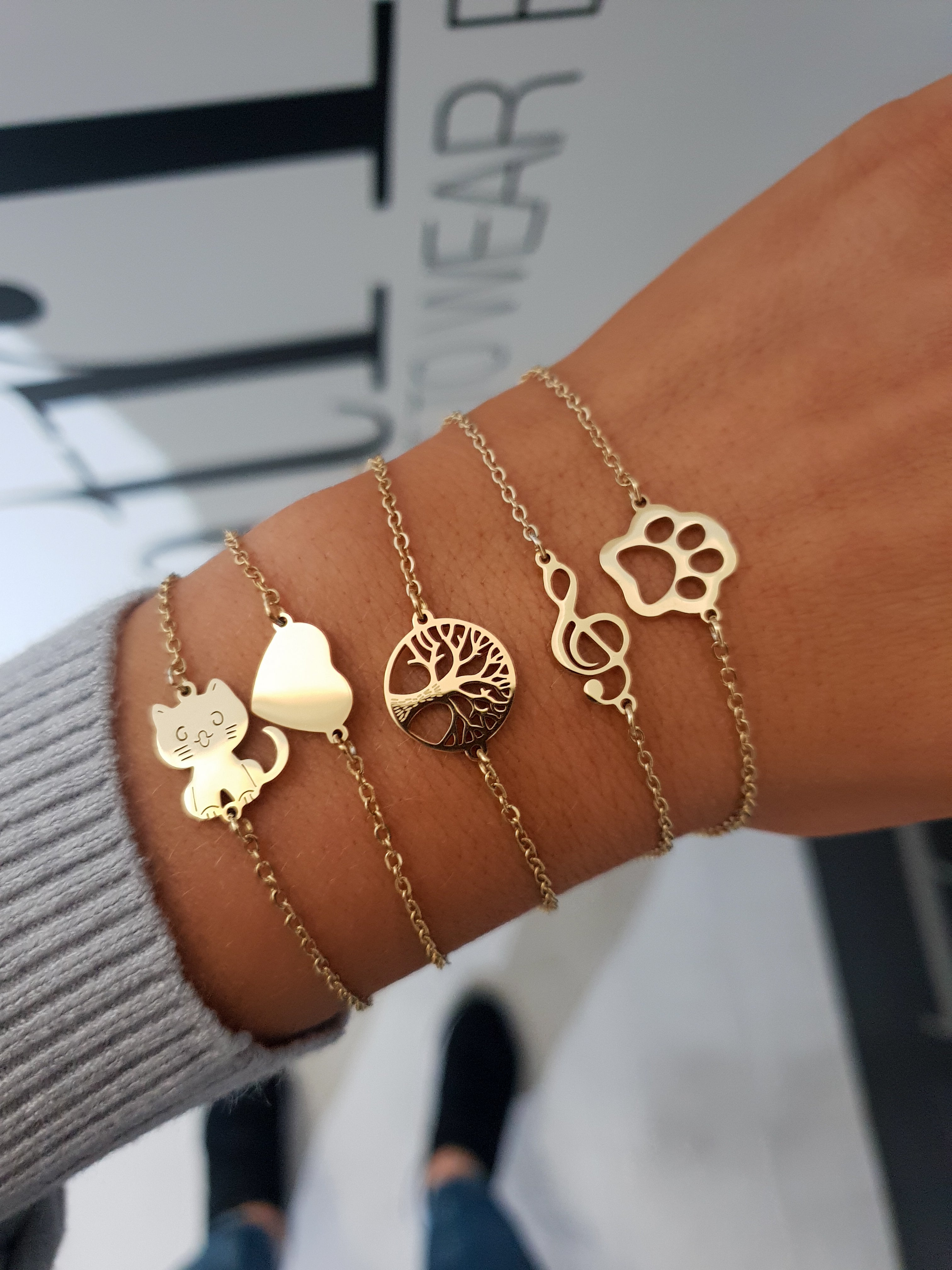 Armband mit Symbol | Pfote Pfote