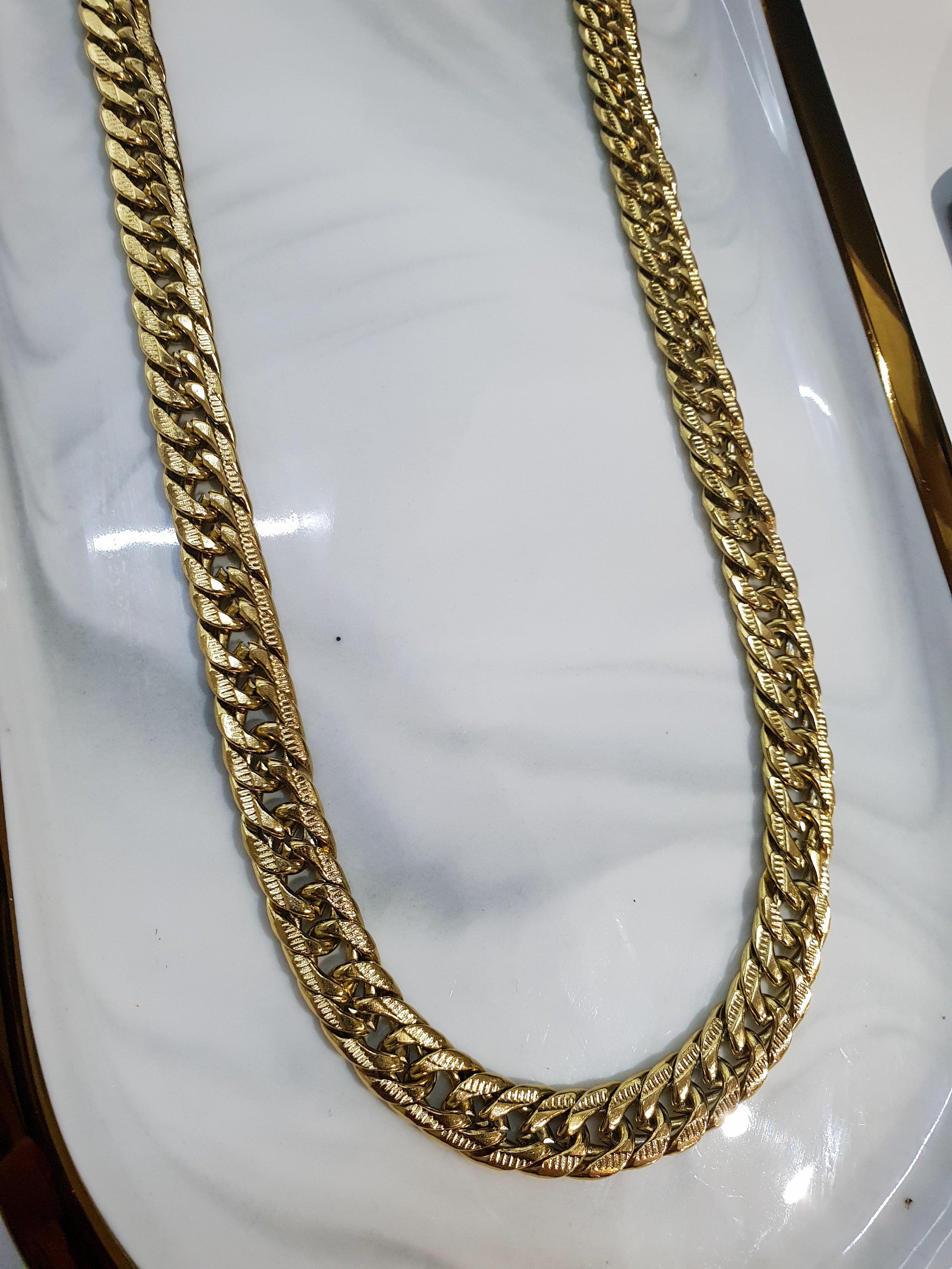 Moška verižica CHAIN Gold 10mm