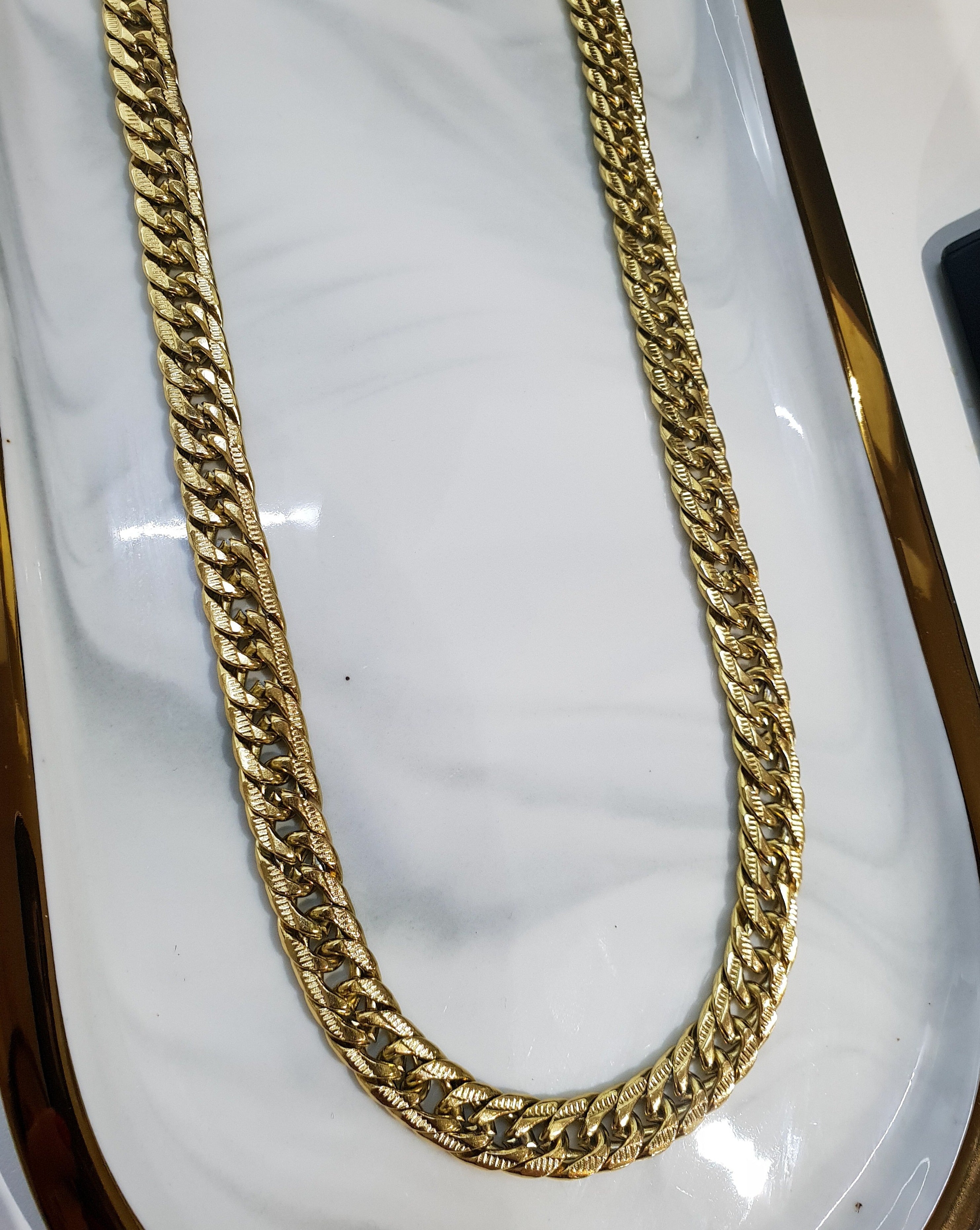 Moška verižica CHAIN Gold 10mm