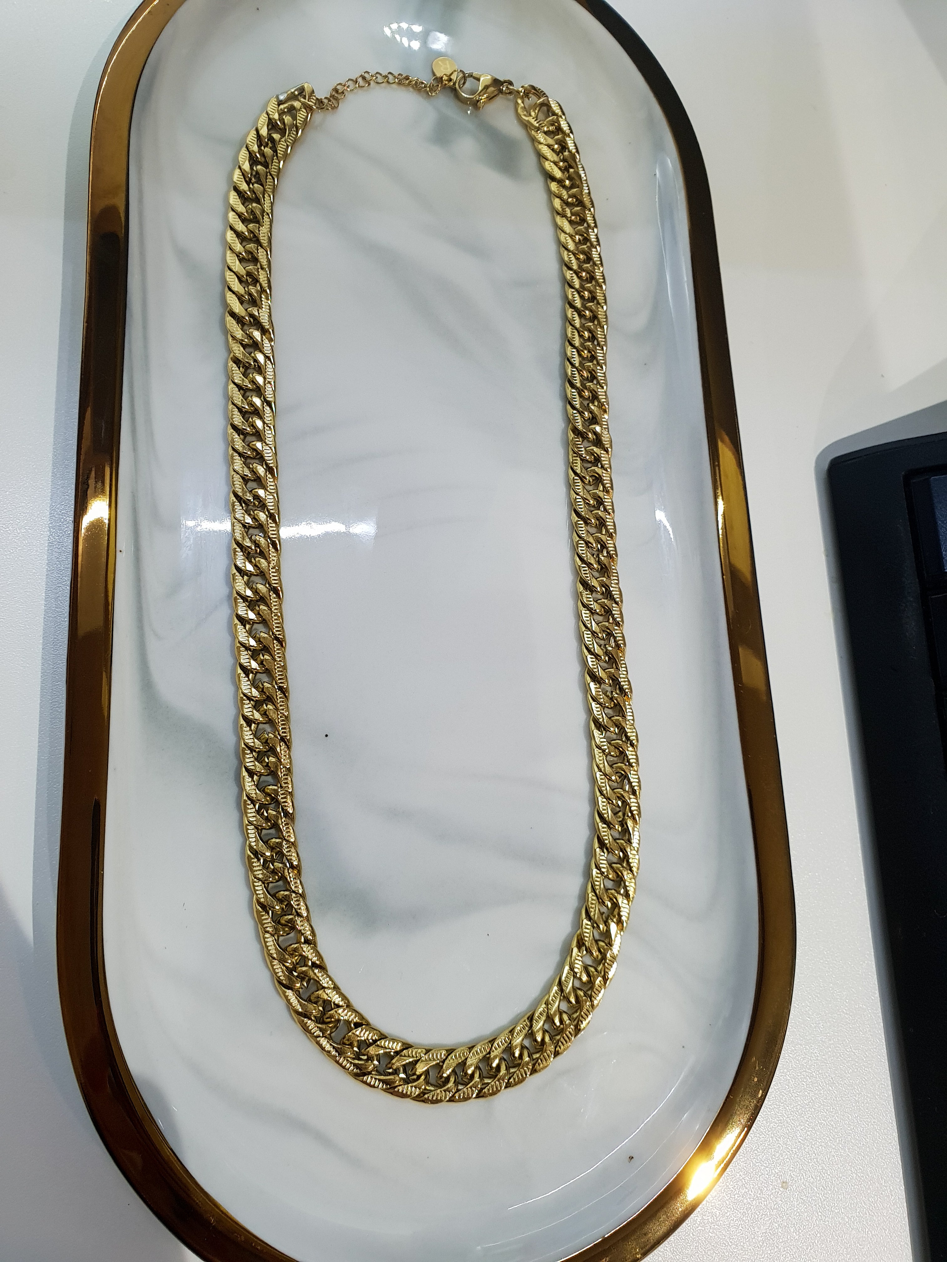 Moška verižica CHAIN Gold 10mm