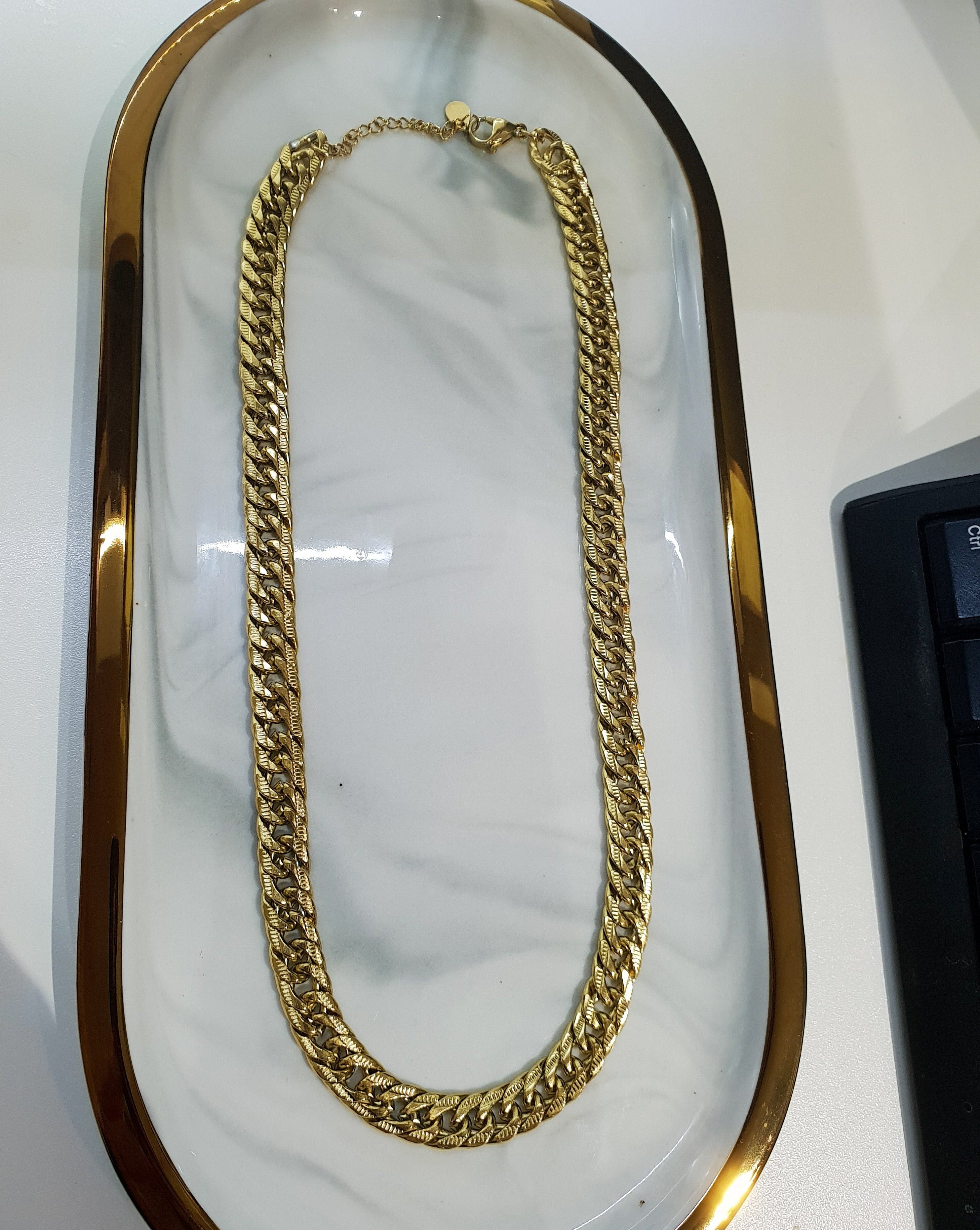 Moška verižica CHAIN | Gold/10 mm