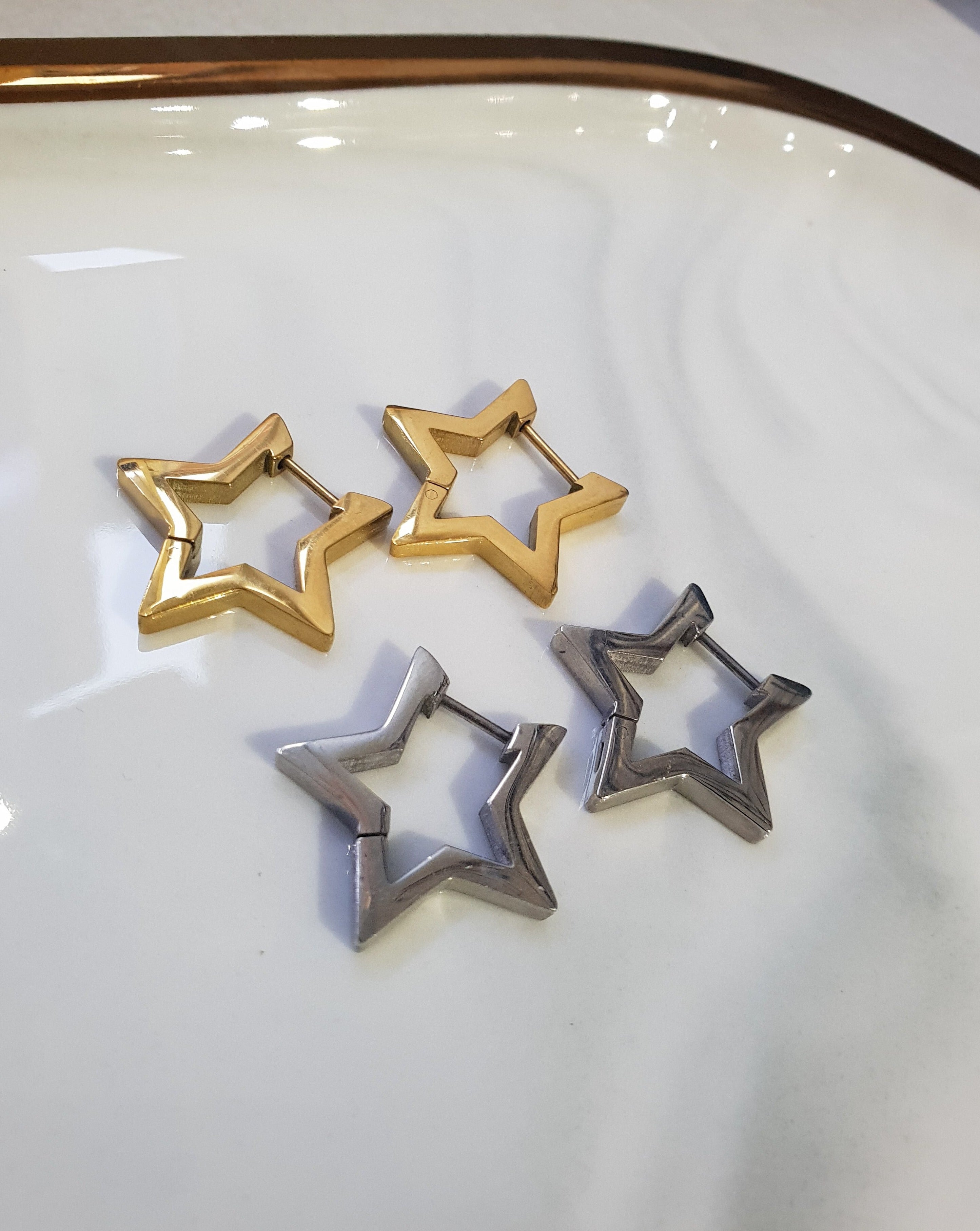 Okrogli uhani STARS