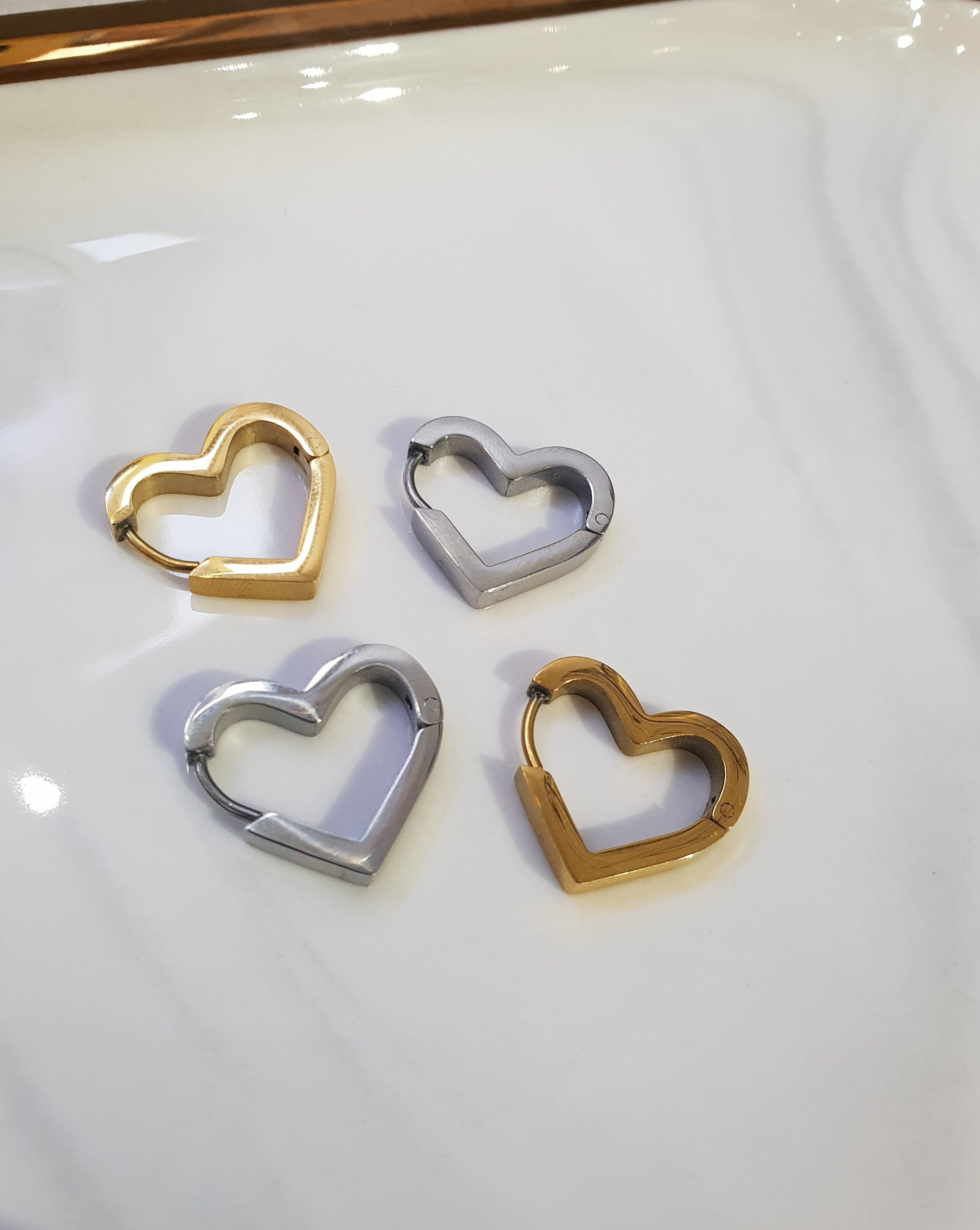 Okrogli uhani HEART | Small