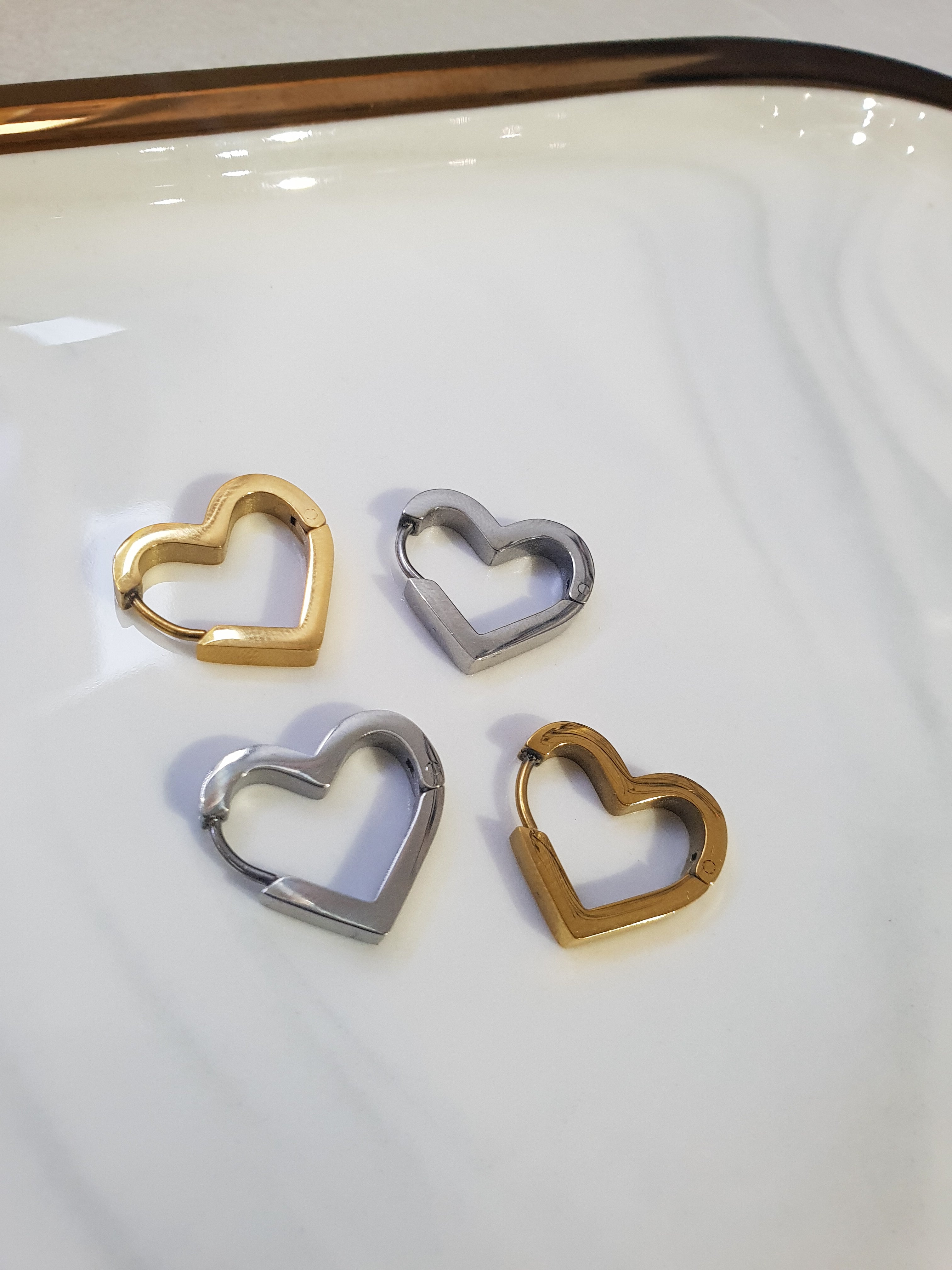 Okrogli uhani HEART | Small