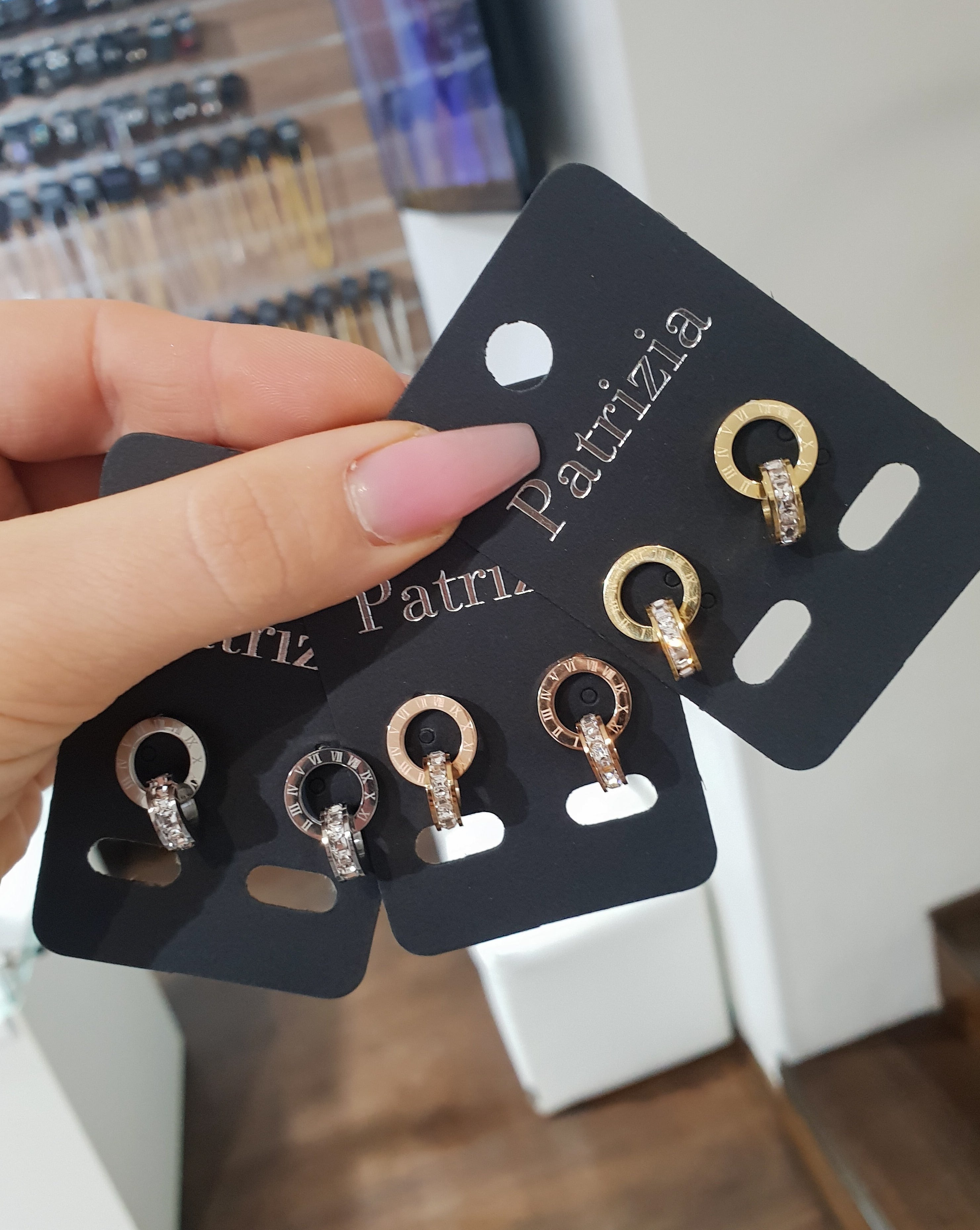 PRETTY VIBE Stecker-Ohrringe | Roségold