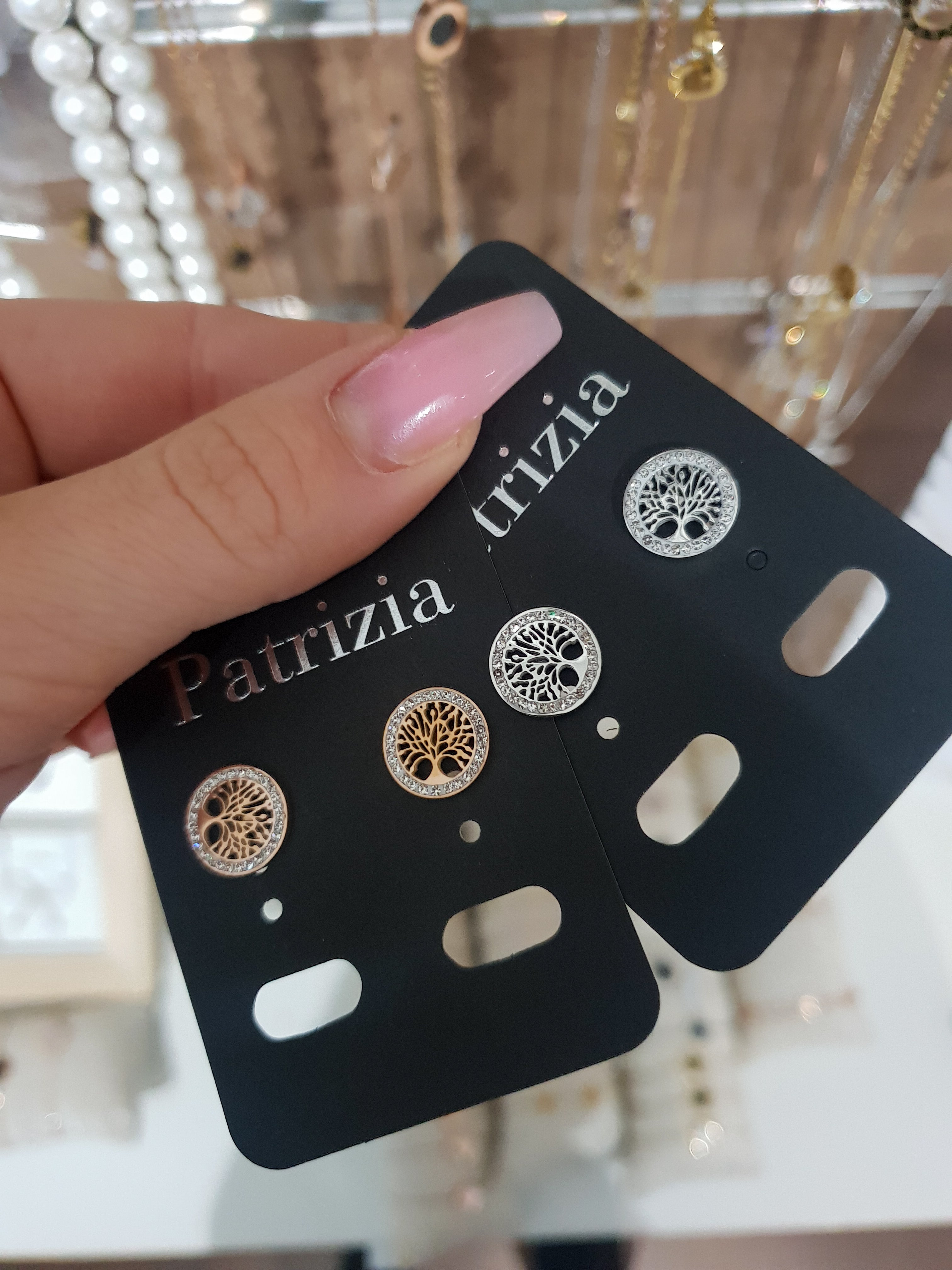 Baum des Lebens Stecker Ohrringe | Kleiner