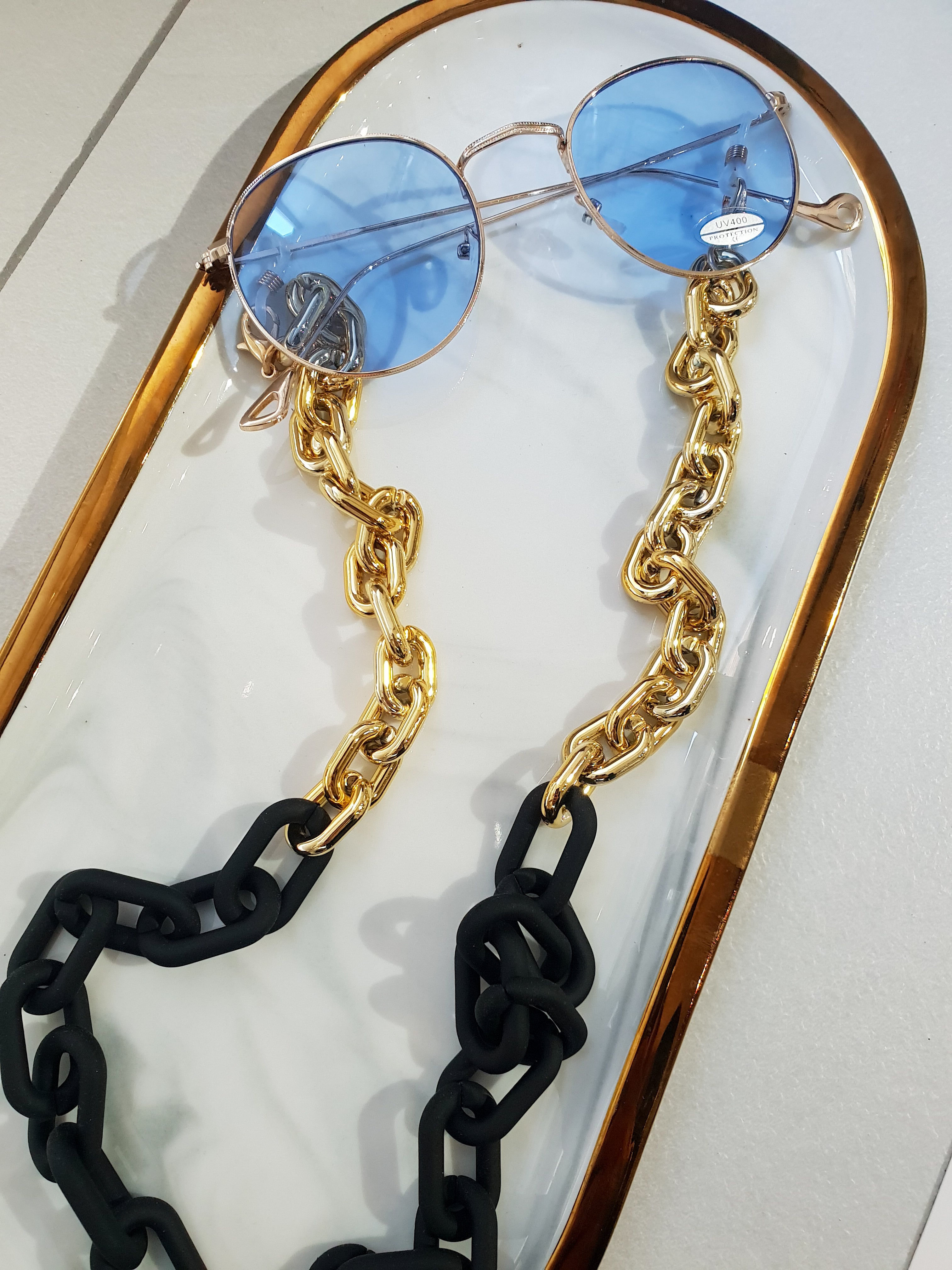 Halskette CHAIN für Brillen | Gold
