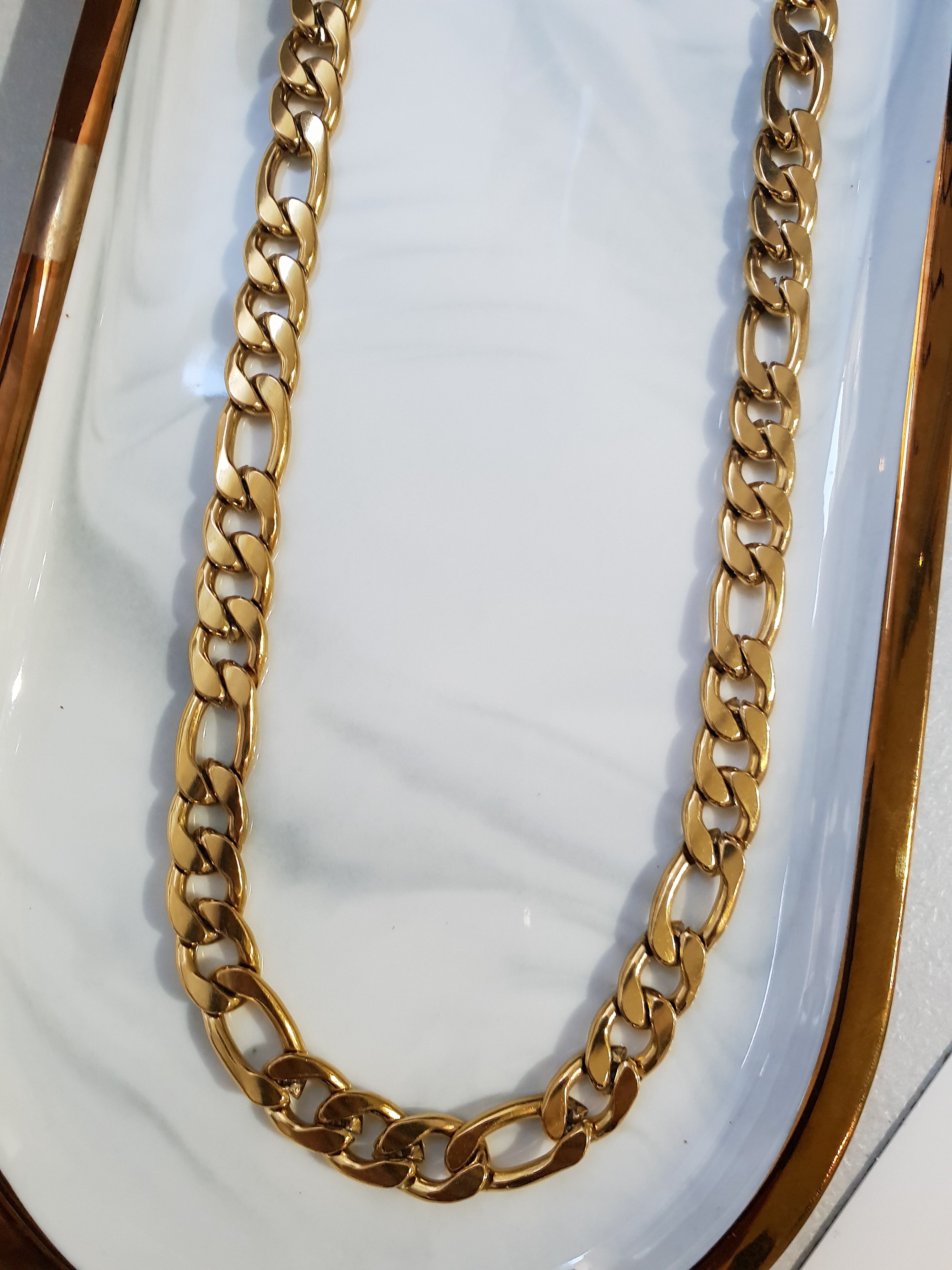 Moška verižica CHAIN Figaro Gold 11mm