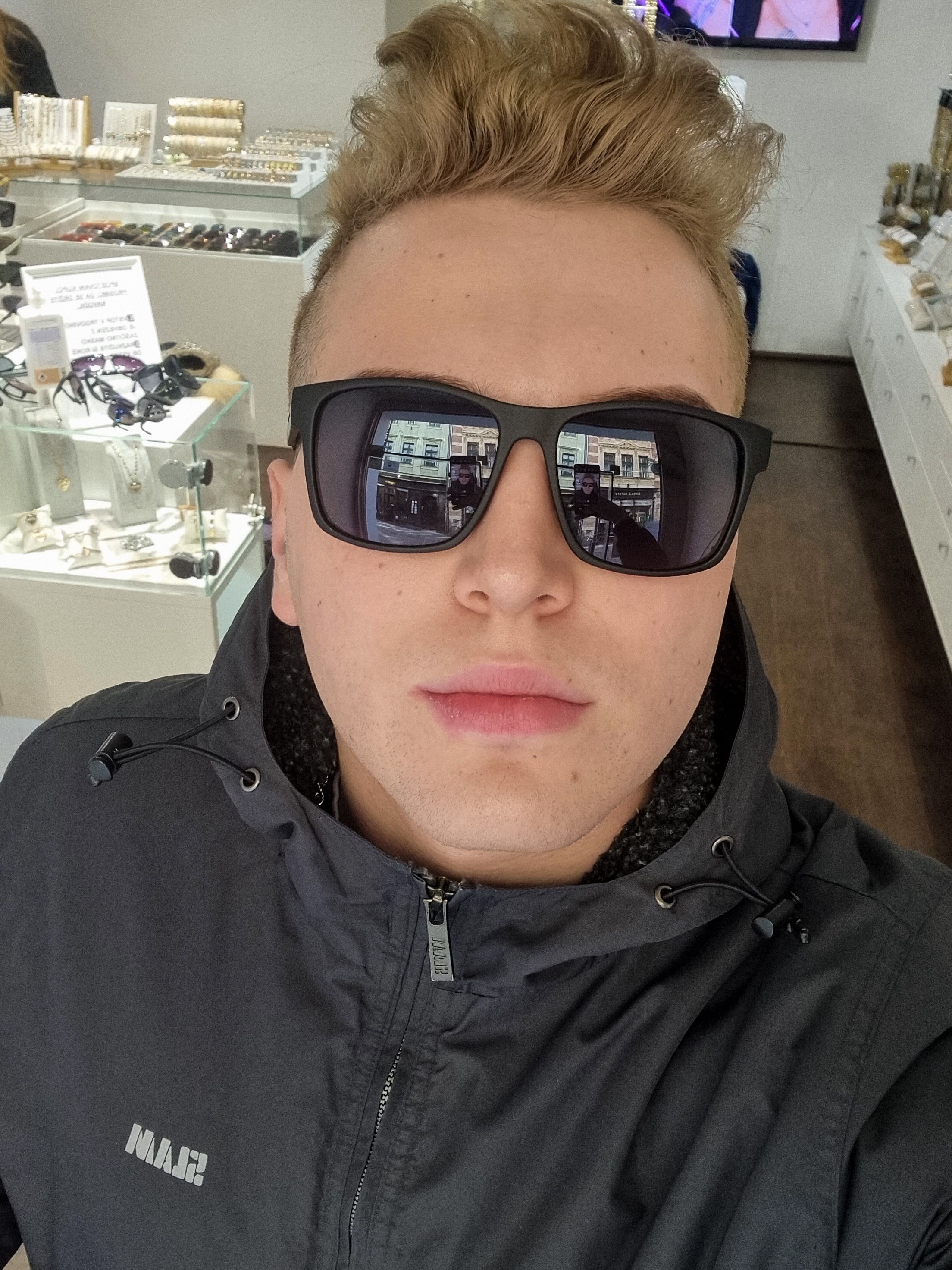 Moška sončna očala AIR | Black