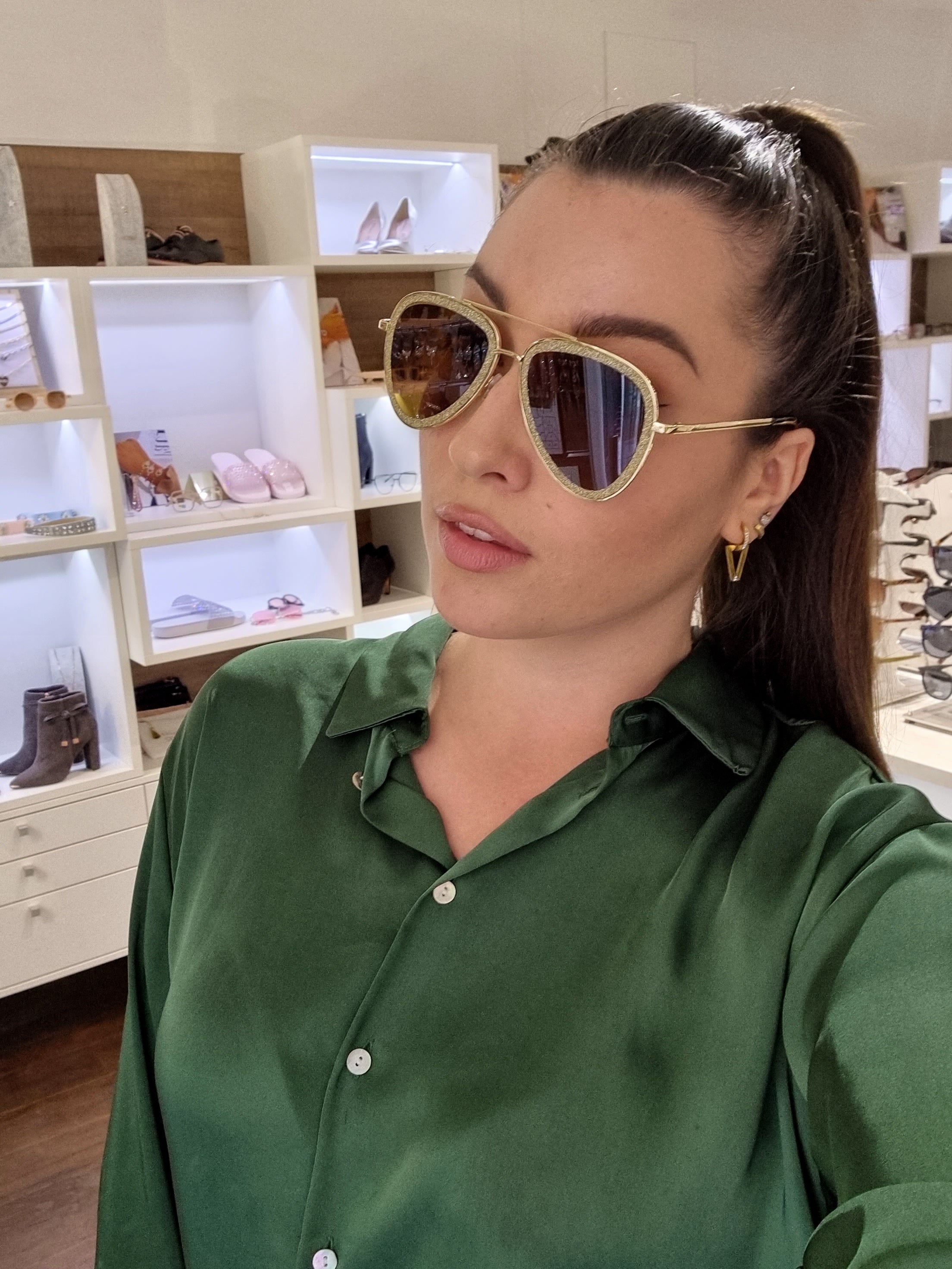 Sončna očala GLITTER AVIATOR