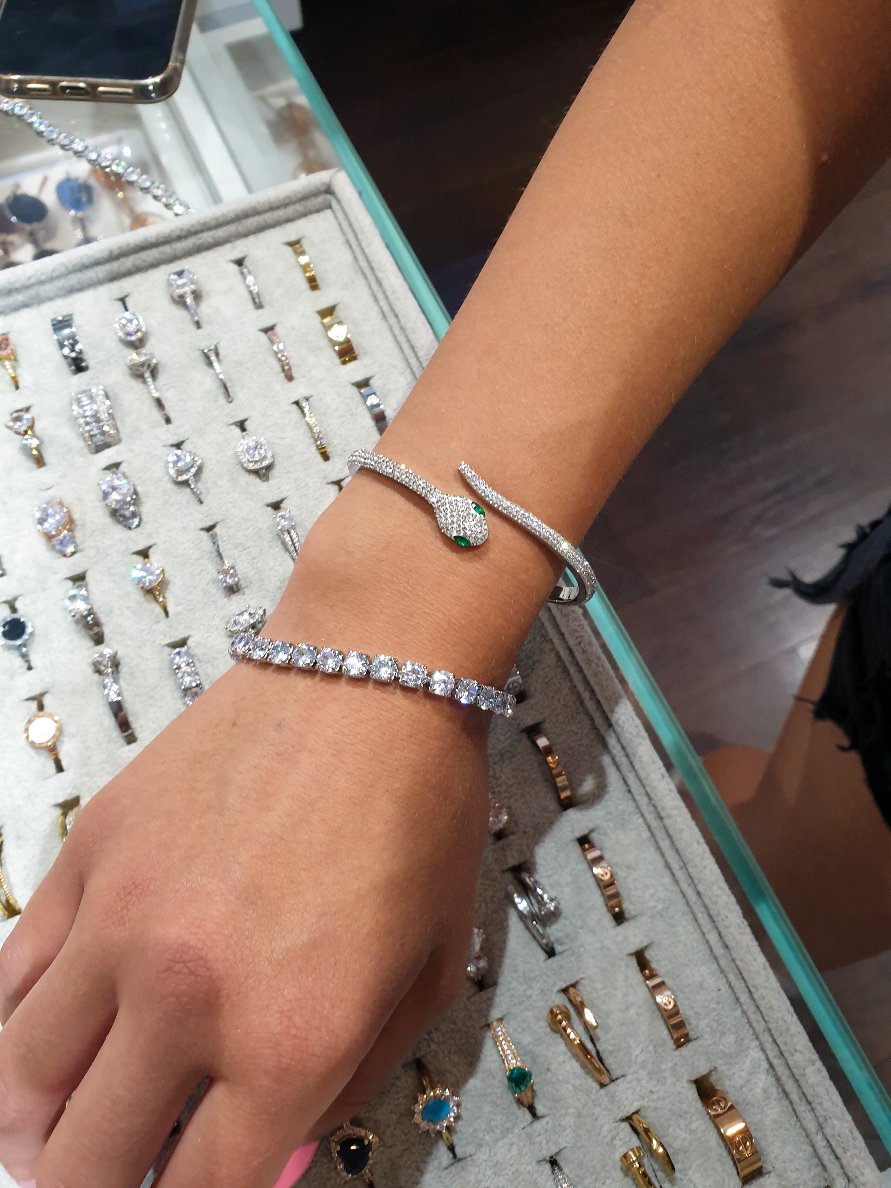 Armband SNAKE | Kristalle