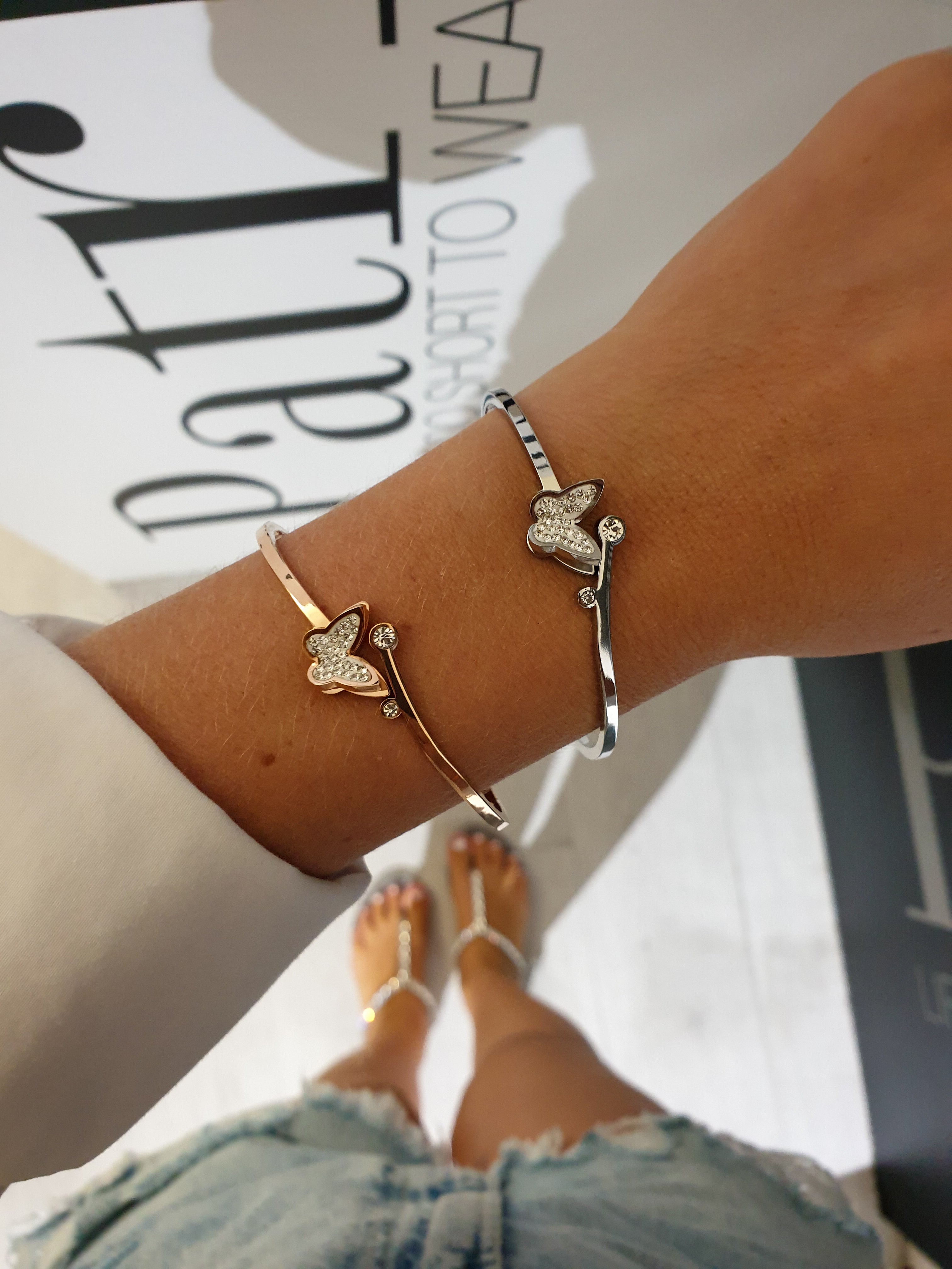 Armband BUTTERFLY | Kristalle
