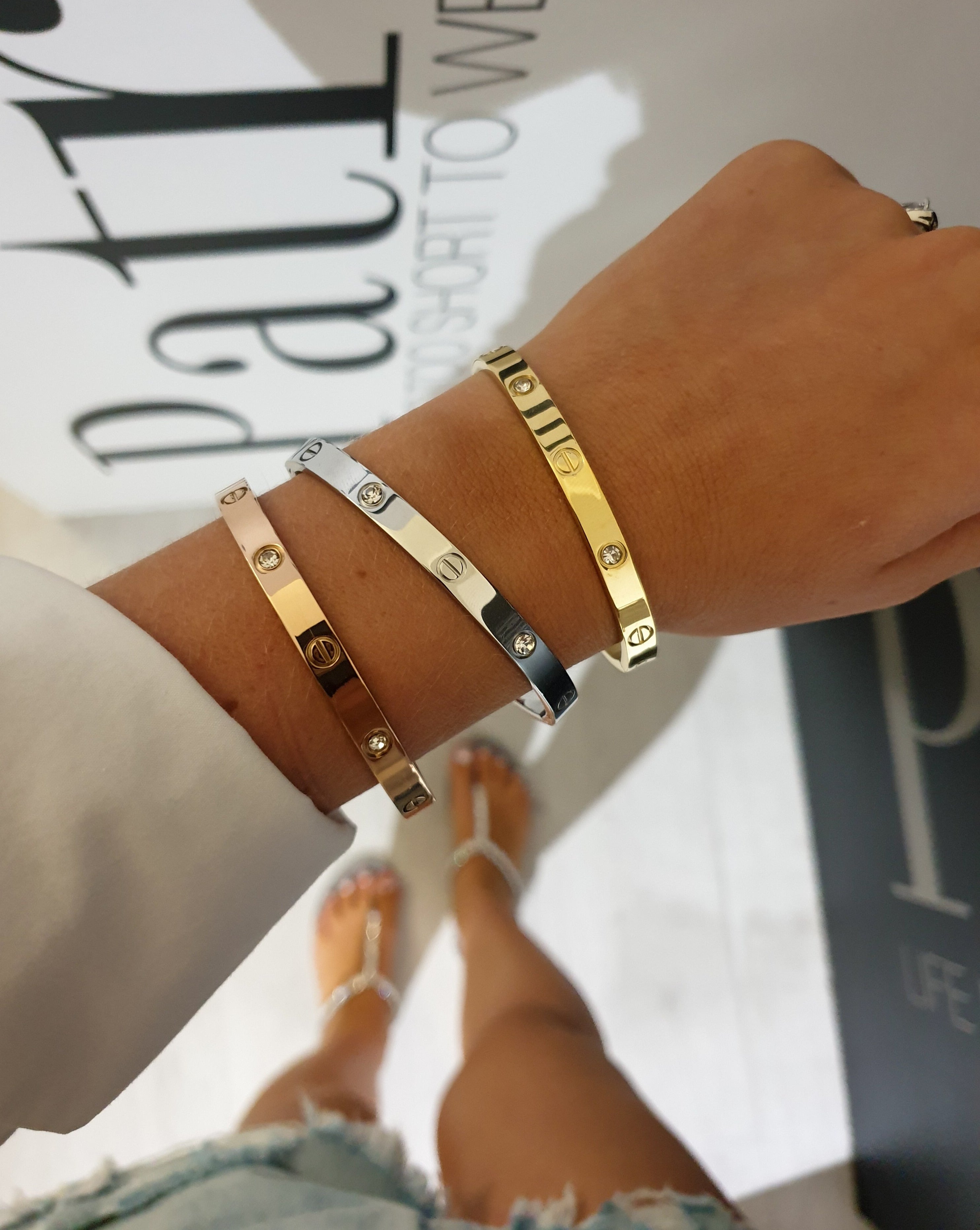 Armband LOVE | Breite Zeichen/Umstände