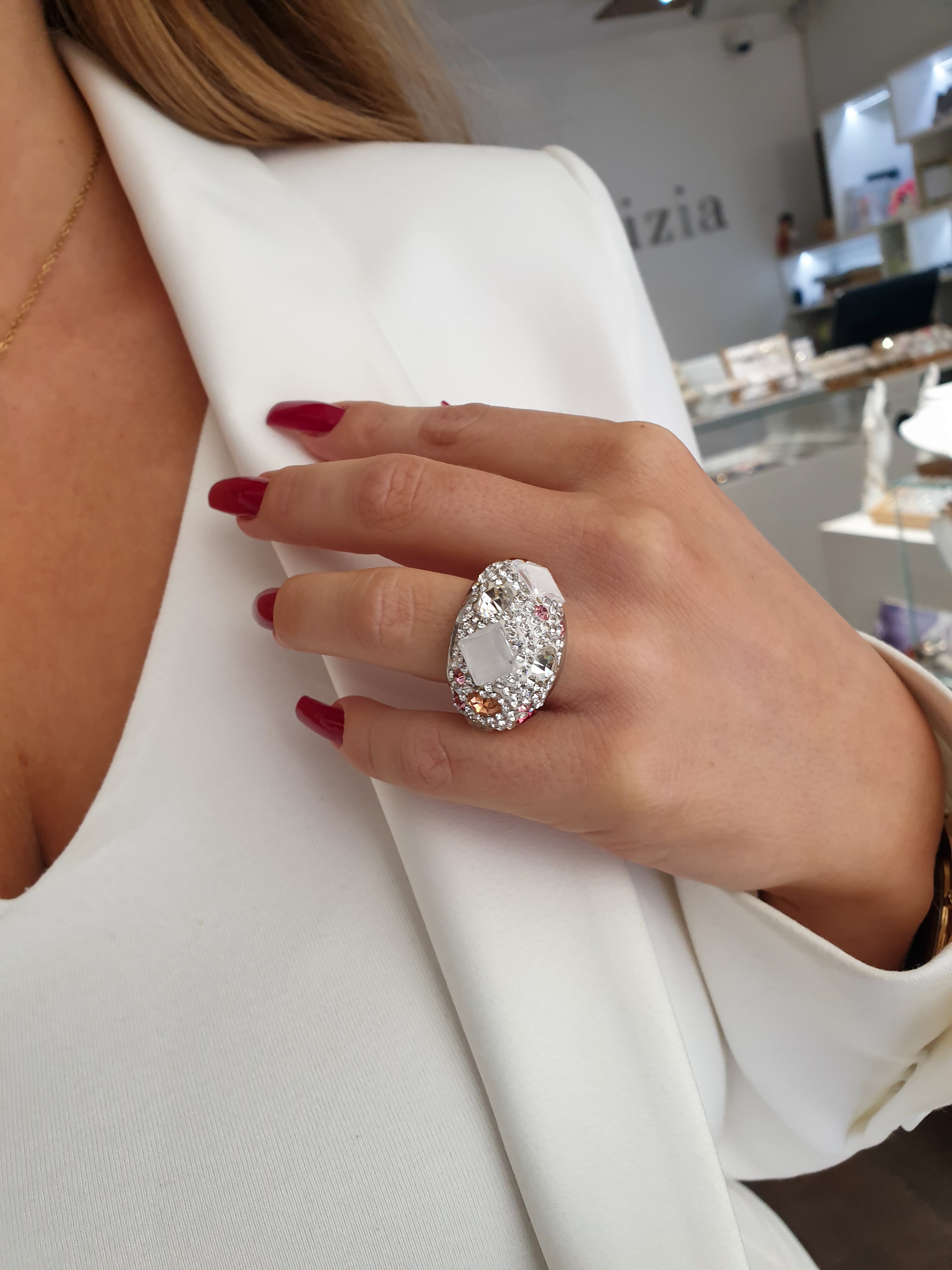Ring GRANDEUR | Weiß