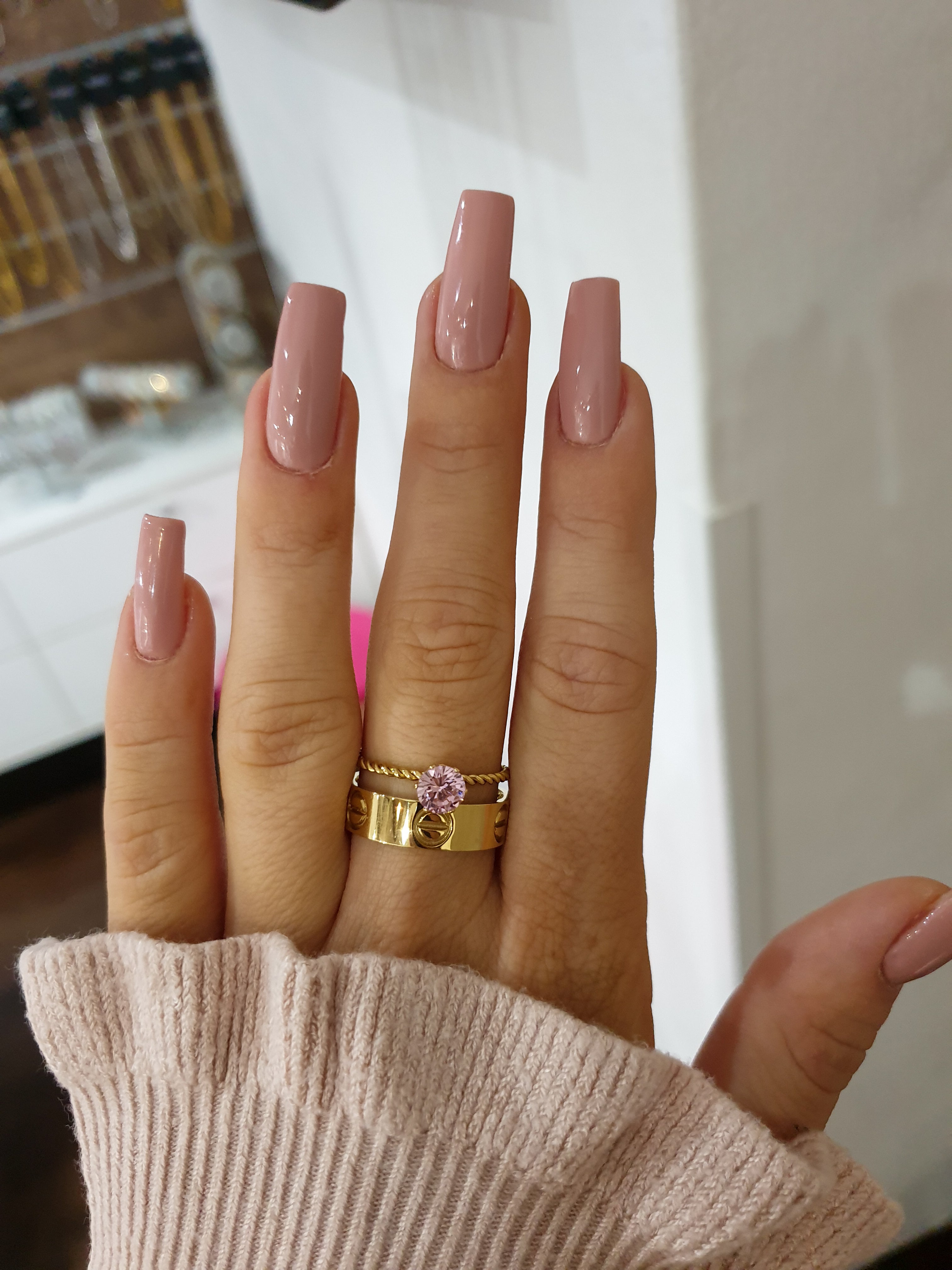 Ring TWIST mit Schaltung | Gold