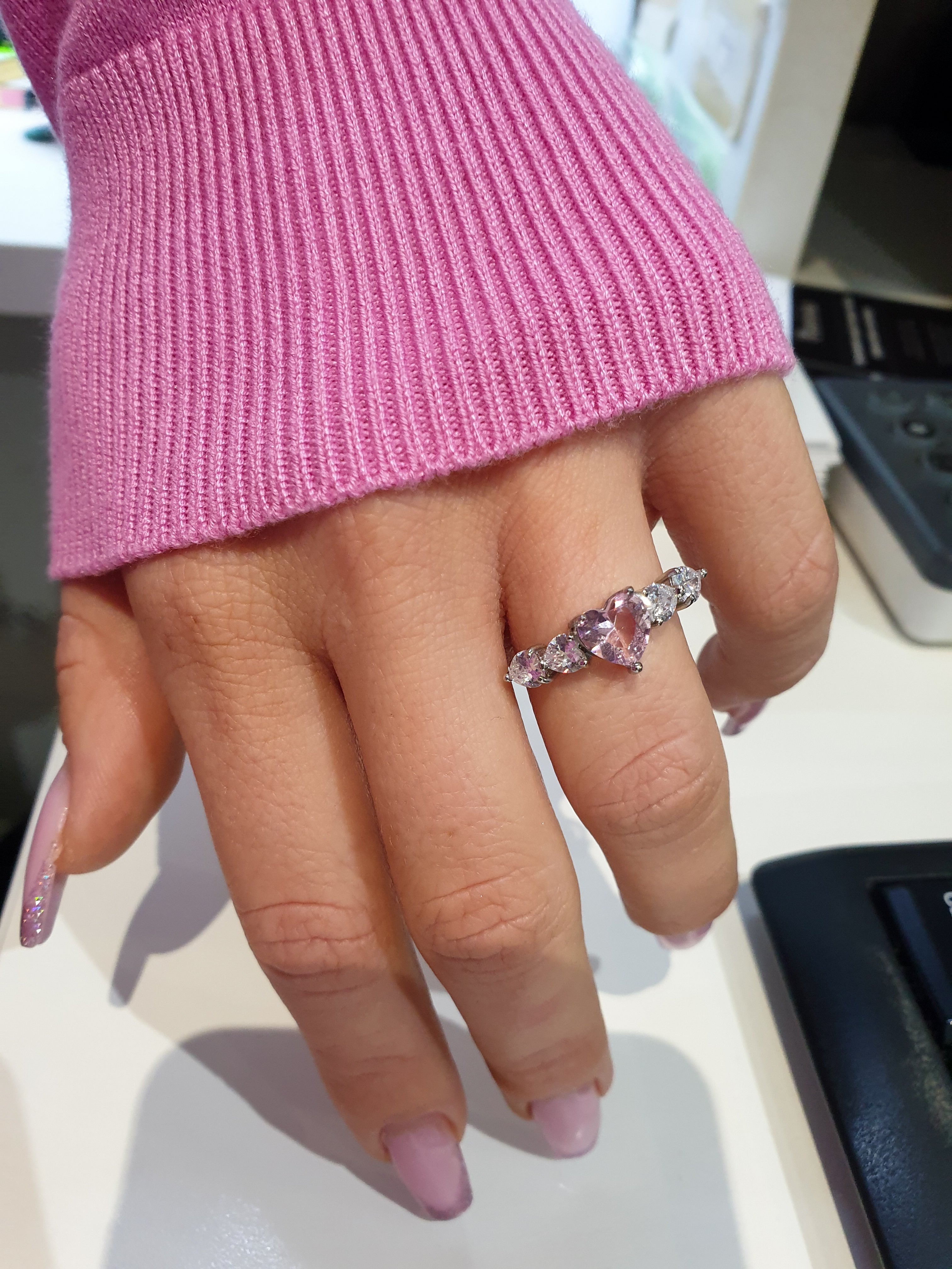Prstan VALENTINE | Silver/z več cirkoni