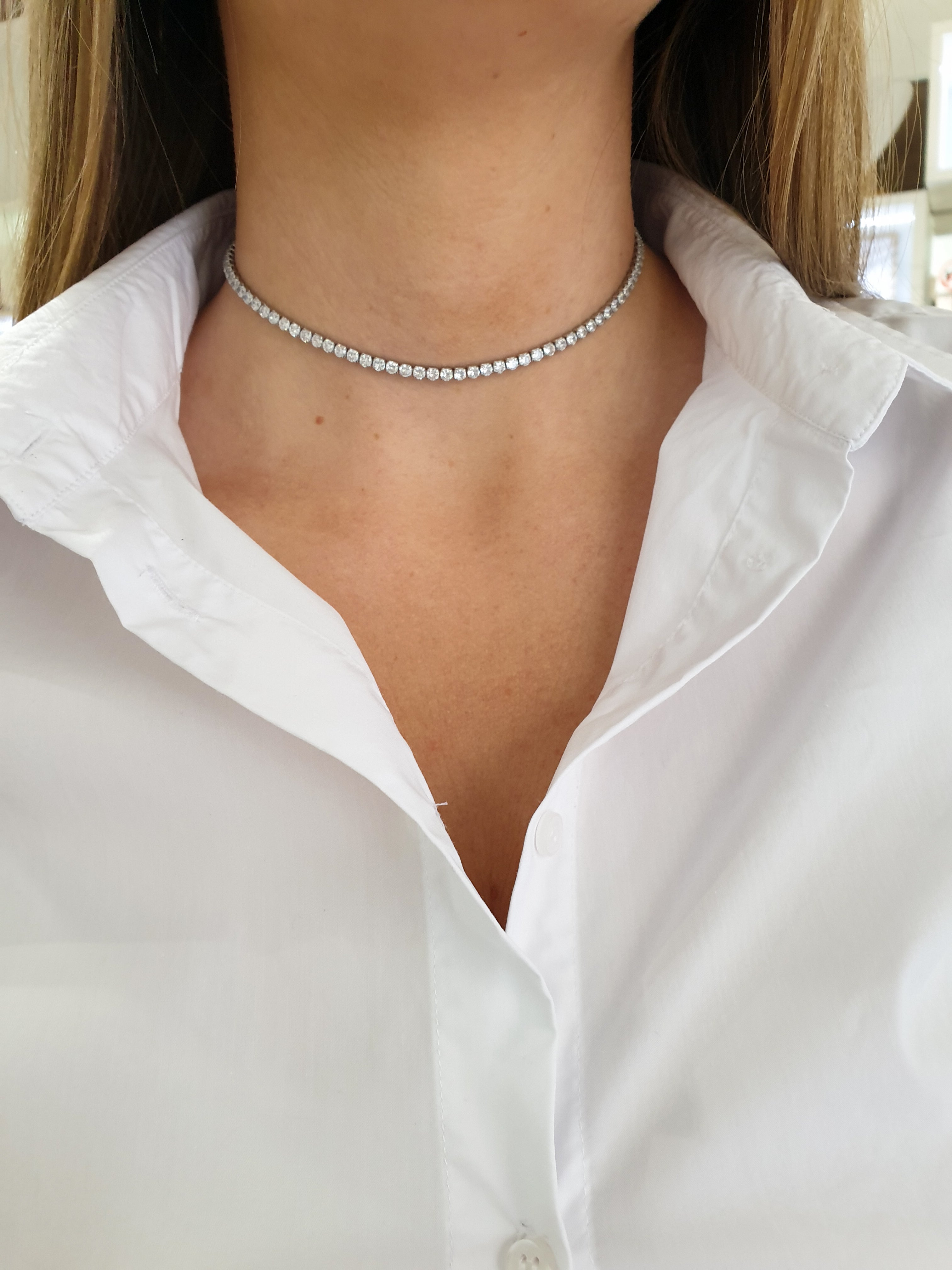 Choker Tennis verižica