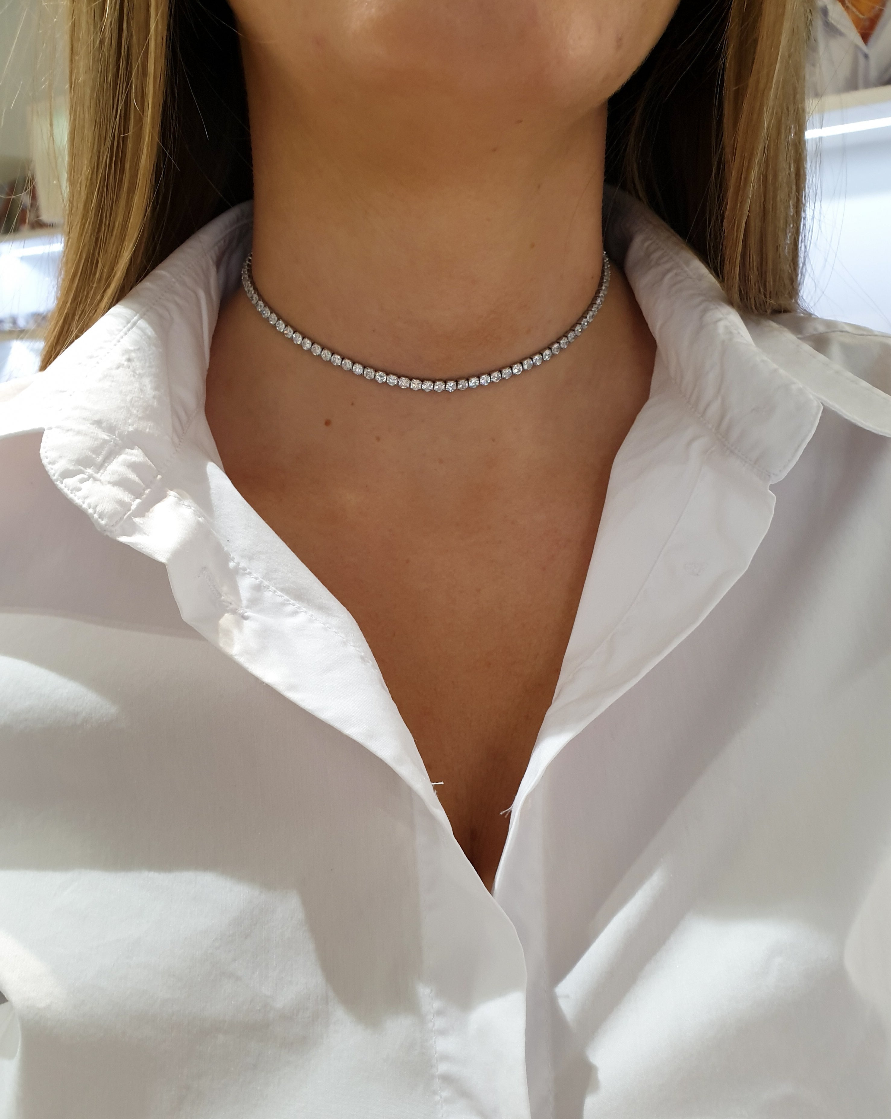 Choker Tennis verižica