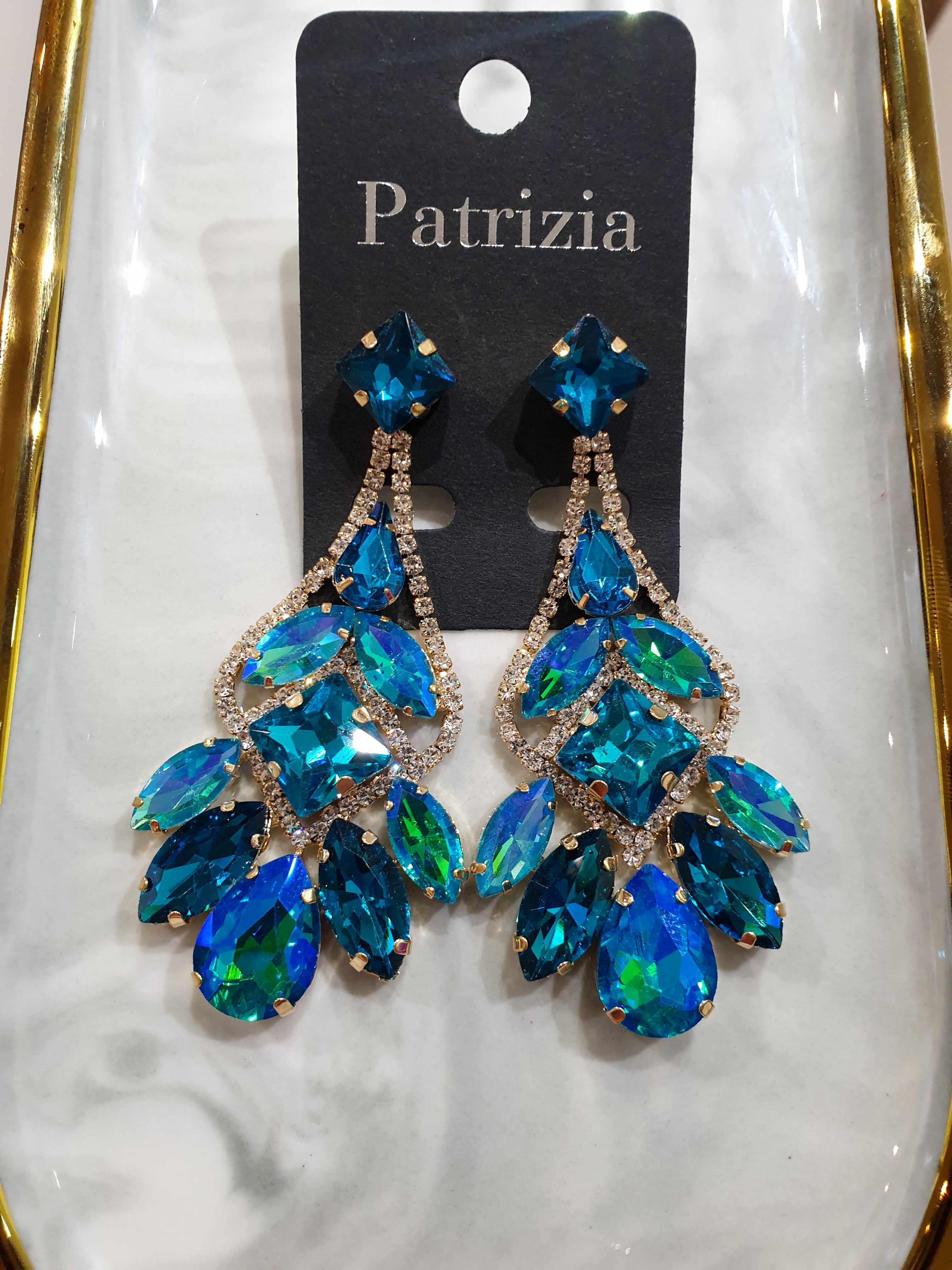 Material Girl Ohrringe | Blau