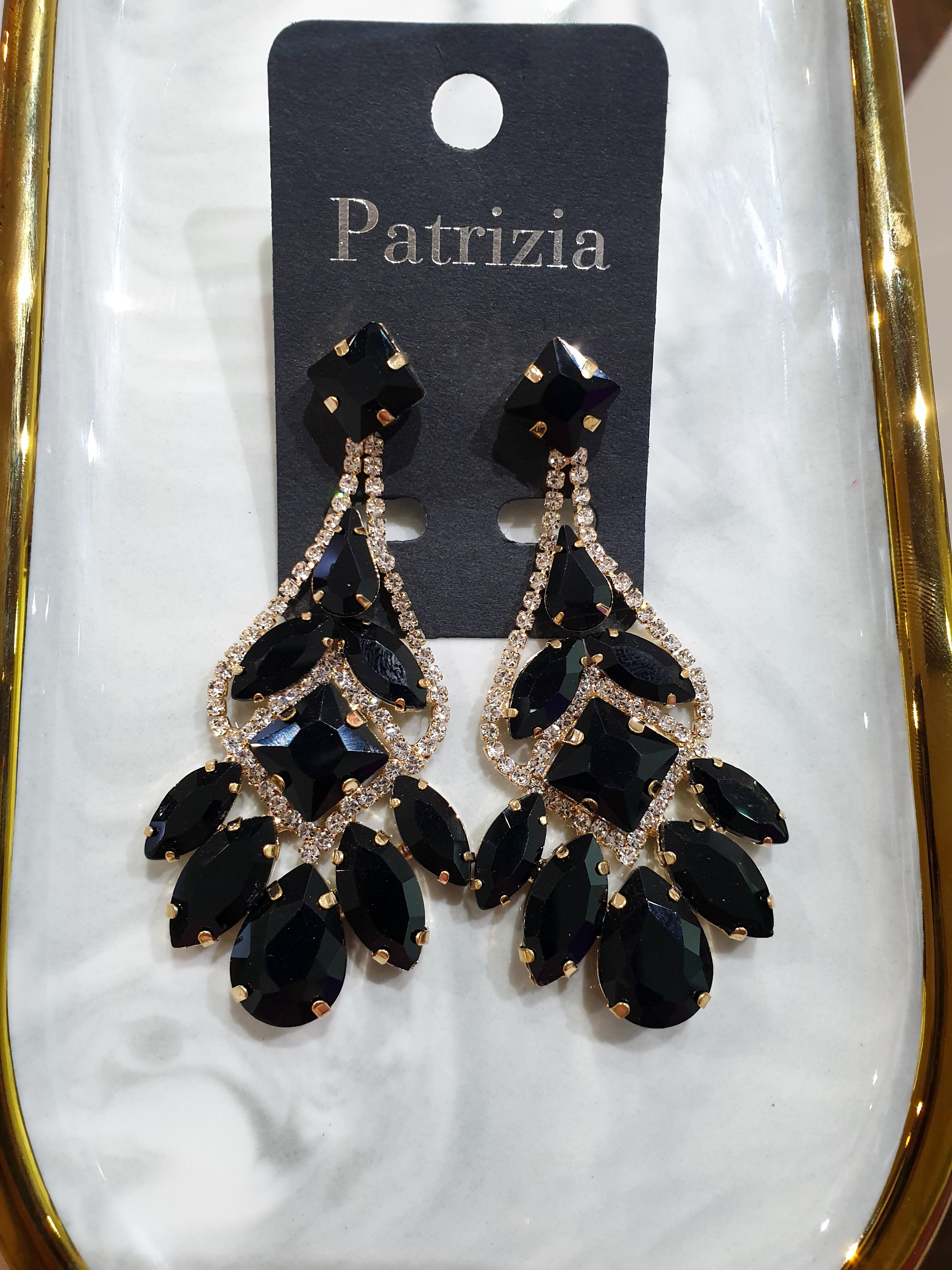 Material Girl Ohrringe | Black