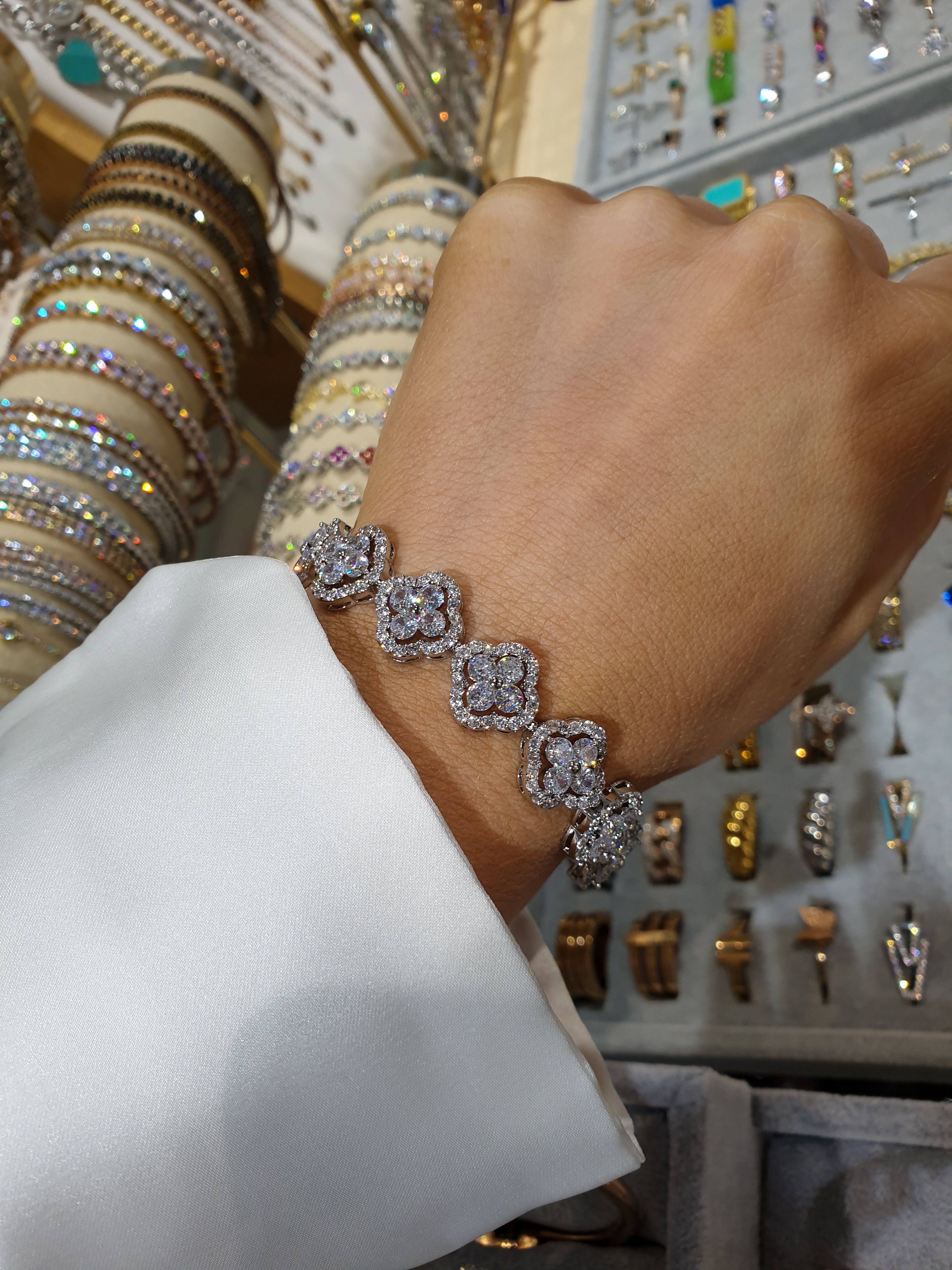 Armband mit Strasssteinen PREMIUM
