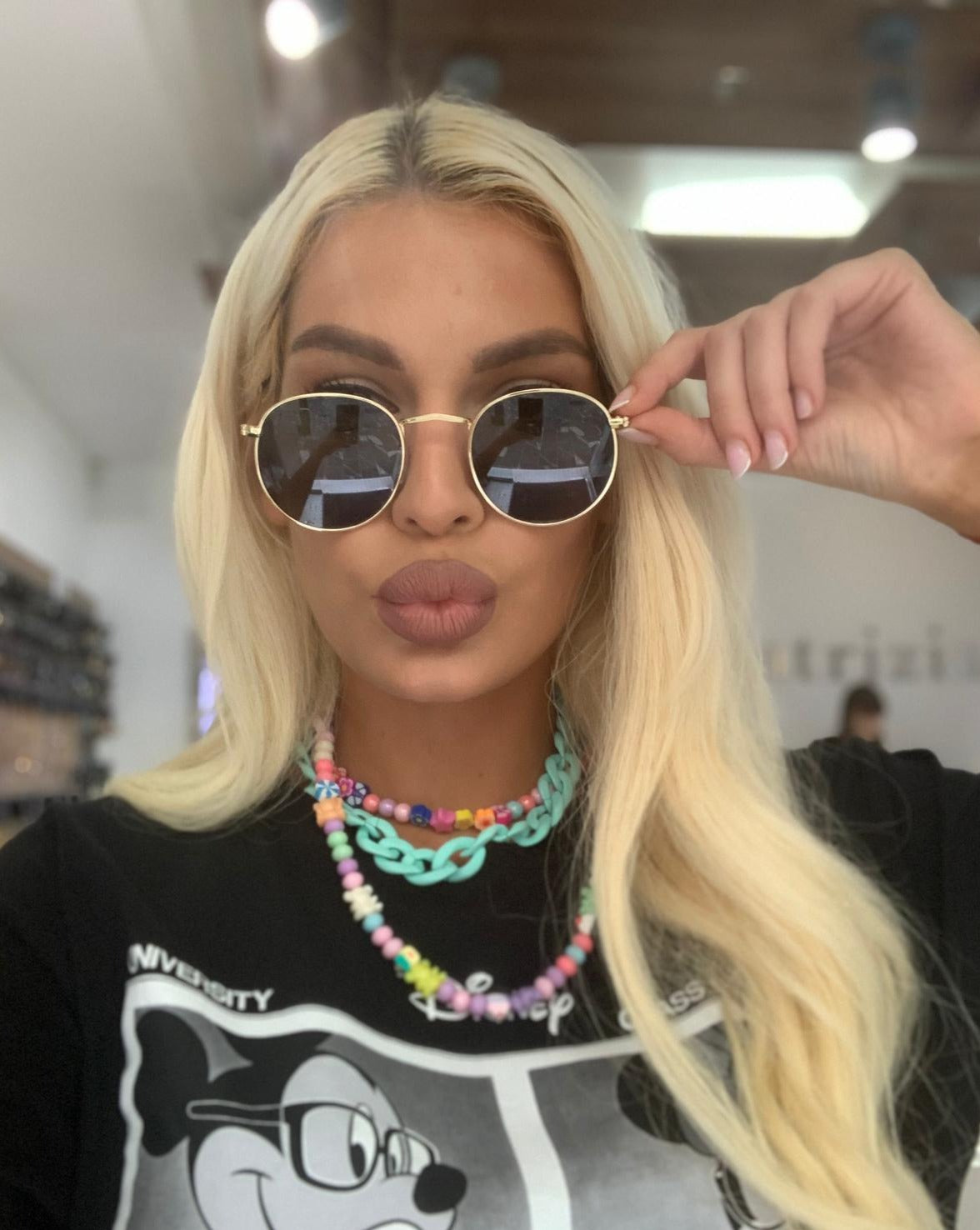 Sonnenbrille BlackTRENDY- /Gold - Patrizia