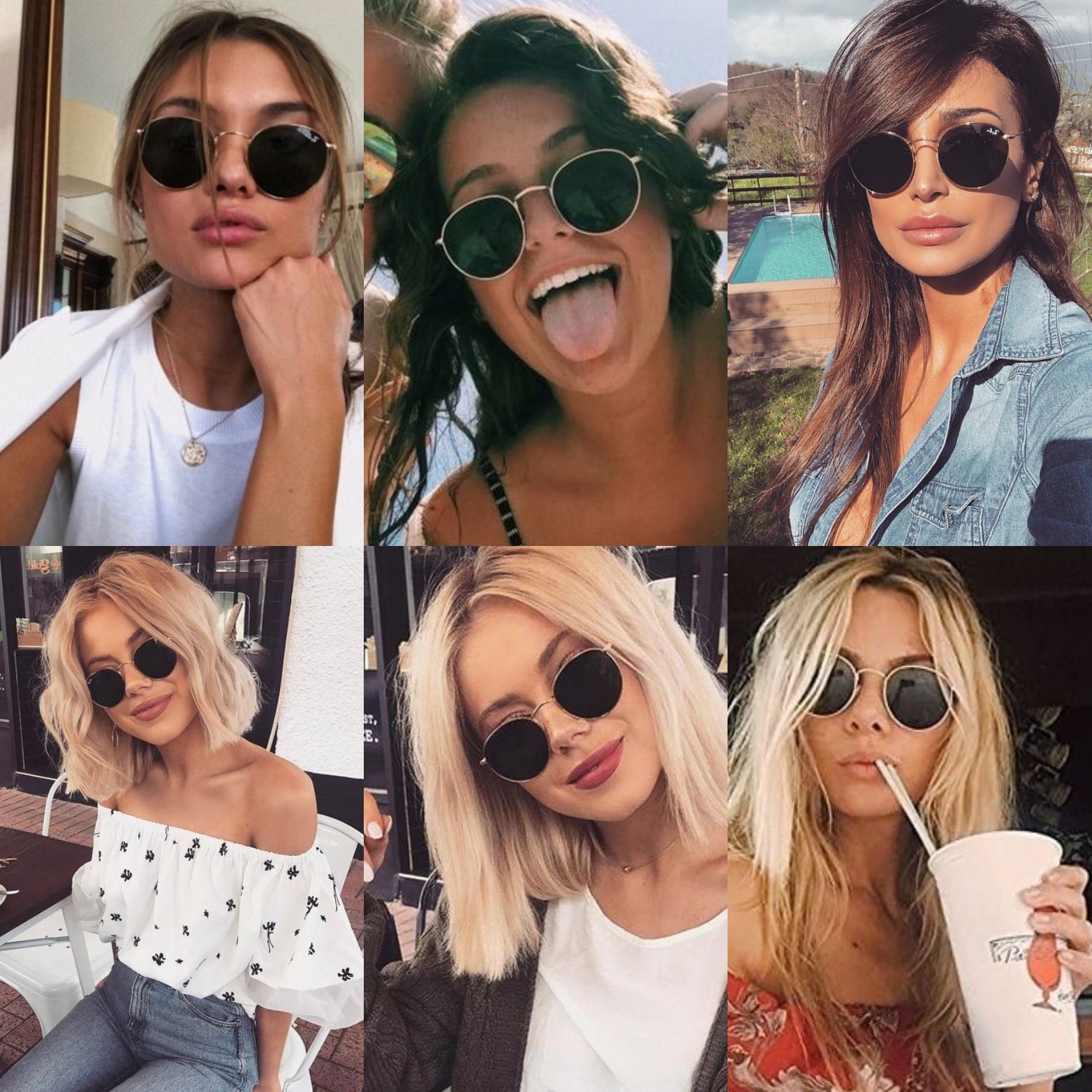 Sonnenbrille BlackTRENDY- /Gold - Patrizia