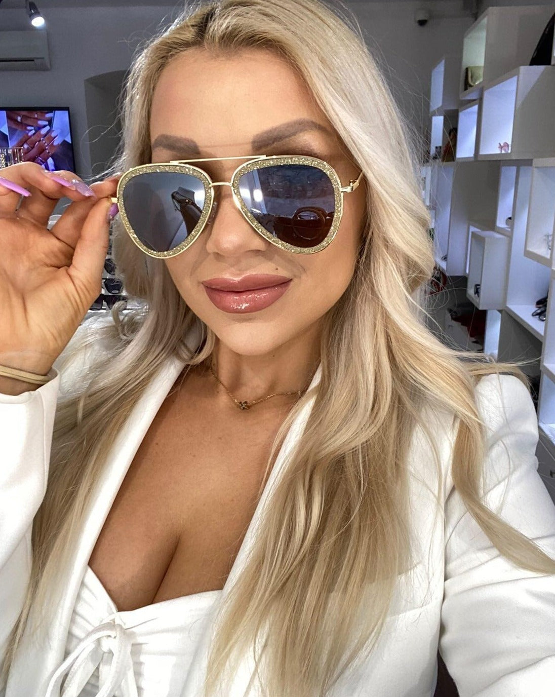 Sončna očala GLITTER AVIATOR