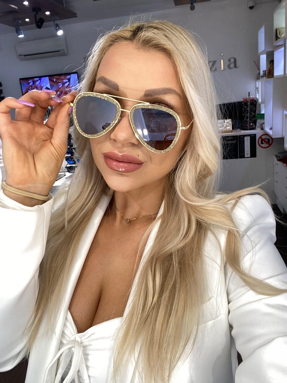 Sončna očala GLITTER AVIATOR