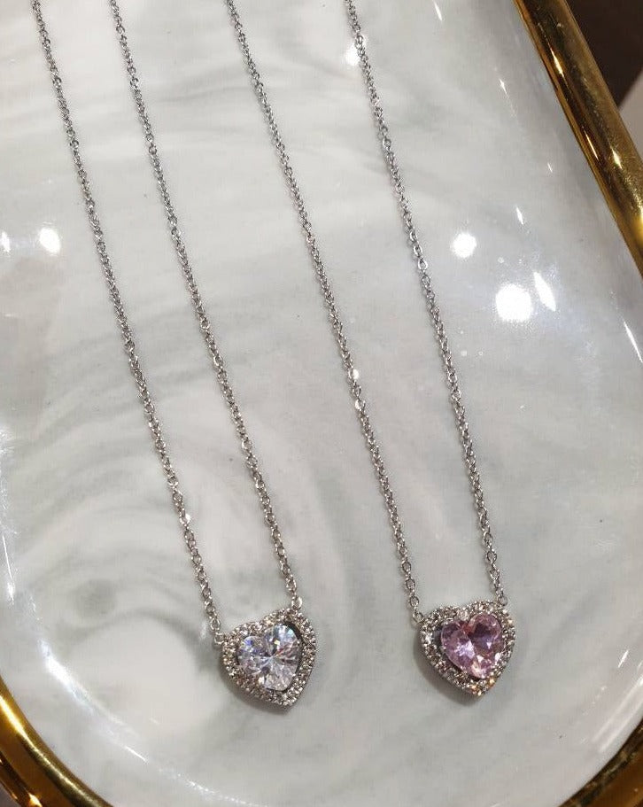 Halskette mit VALENTINE-Anhänger | Silver