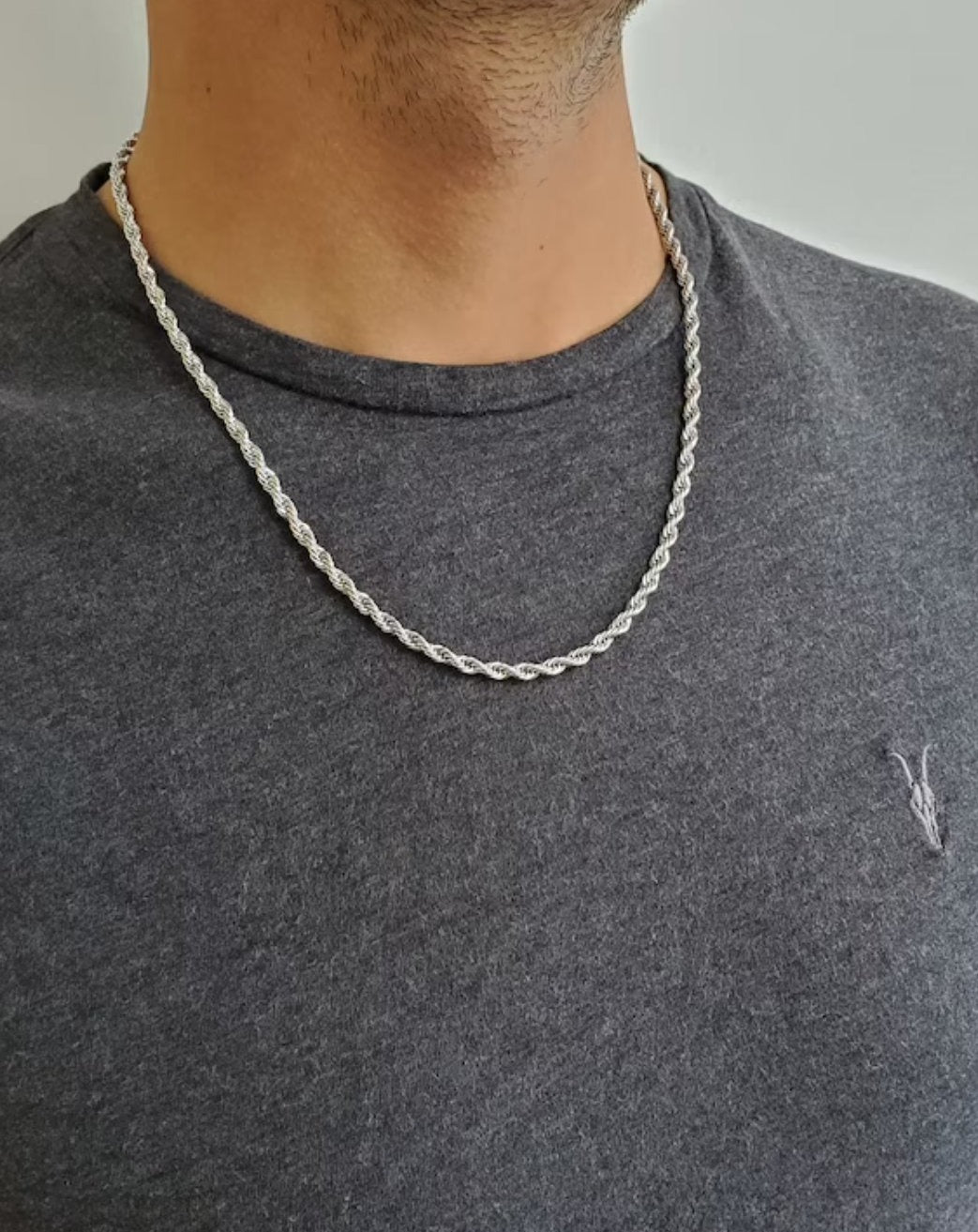 Moška verižica TWISTED | 4 mm
