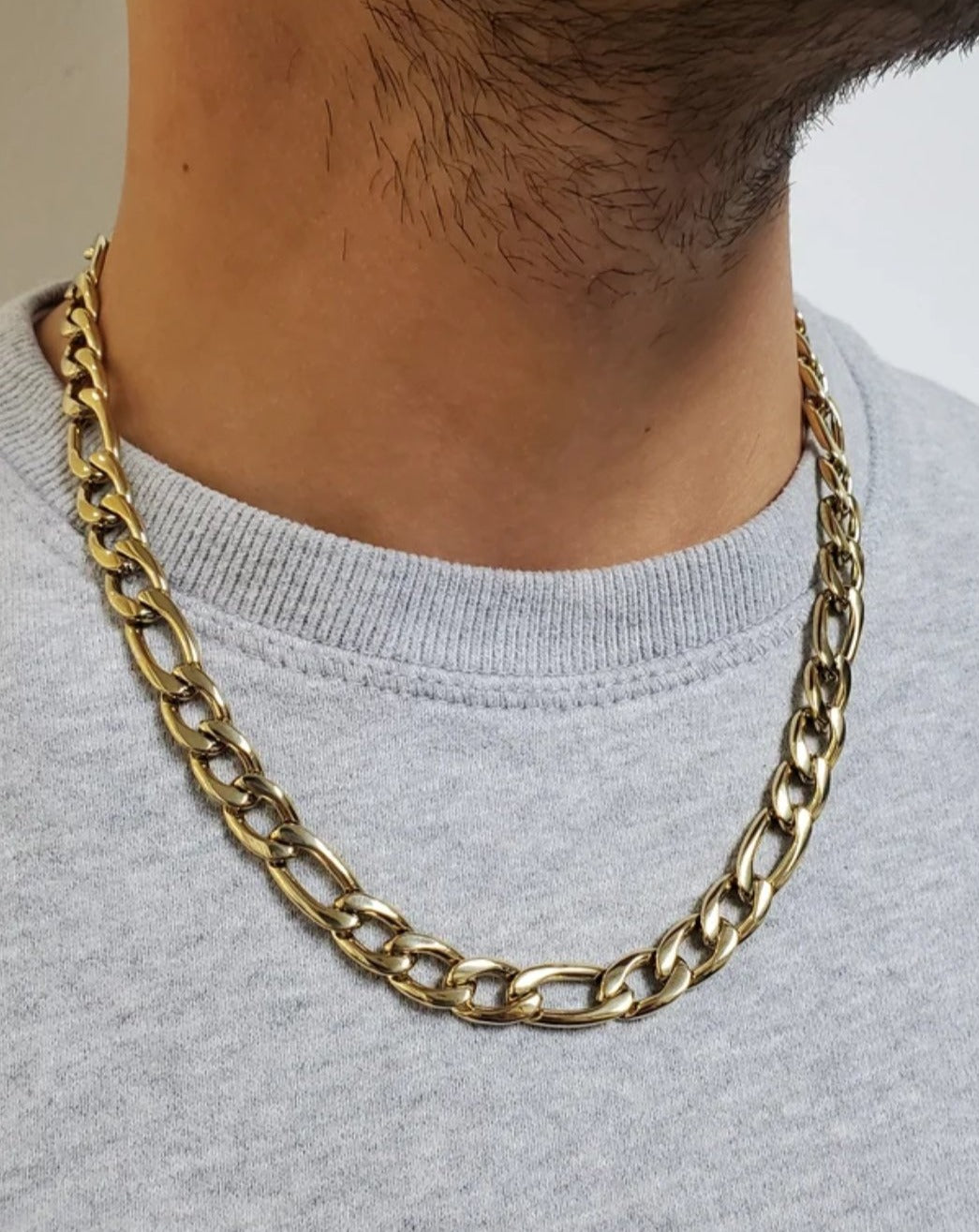 Moška verižica CHAIN Figaro | Gold/11 mm